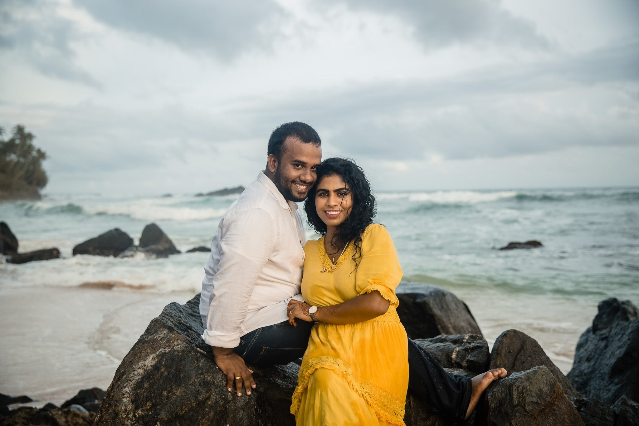 Post wedding portraits, Unawatuna, Sri Lanka