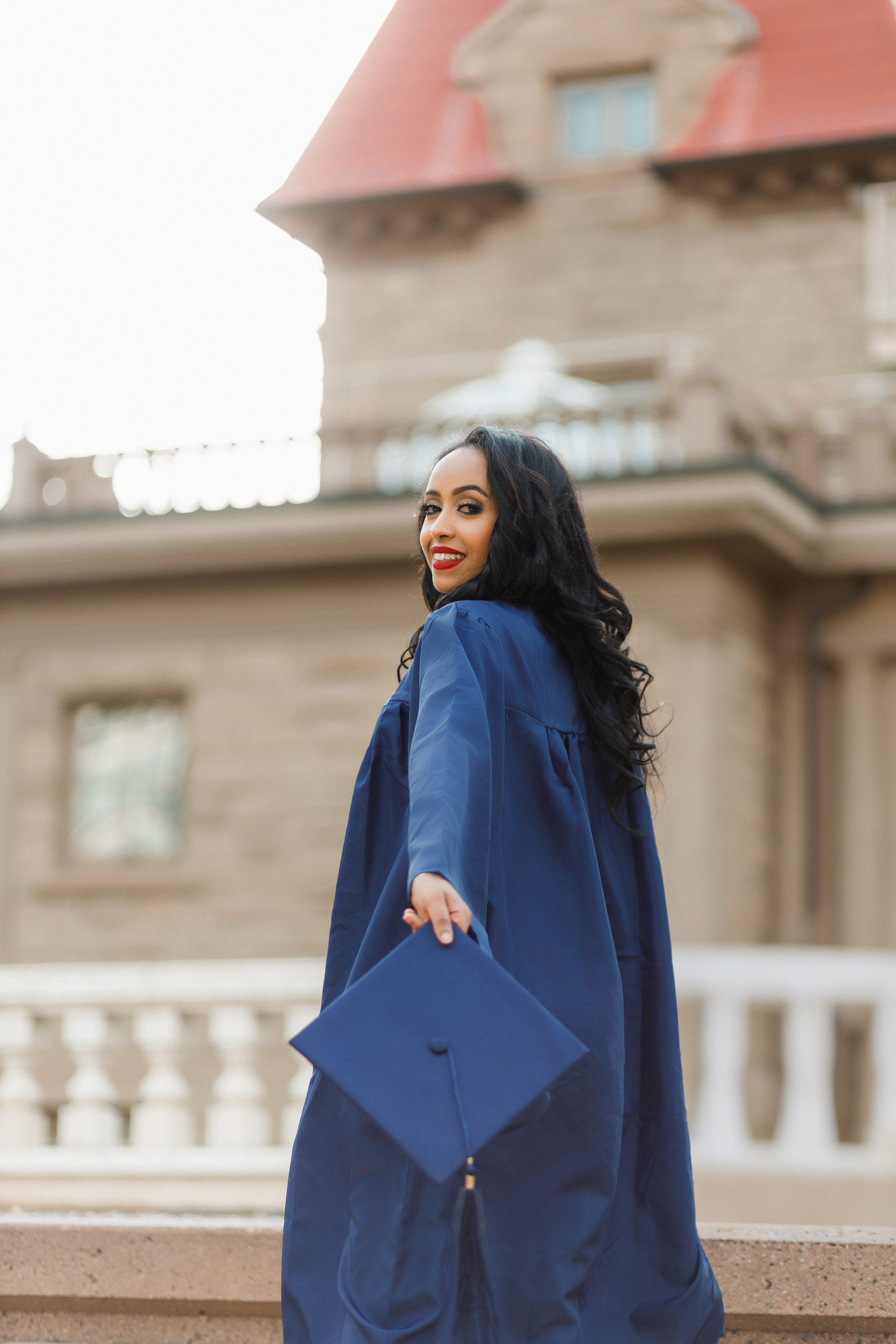 Graduation photos. Home