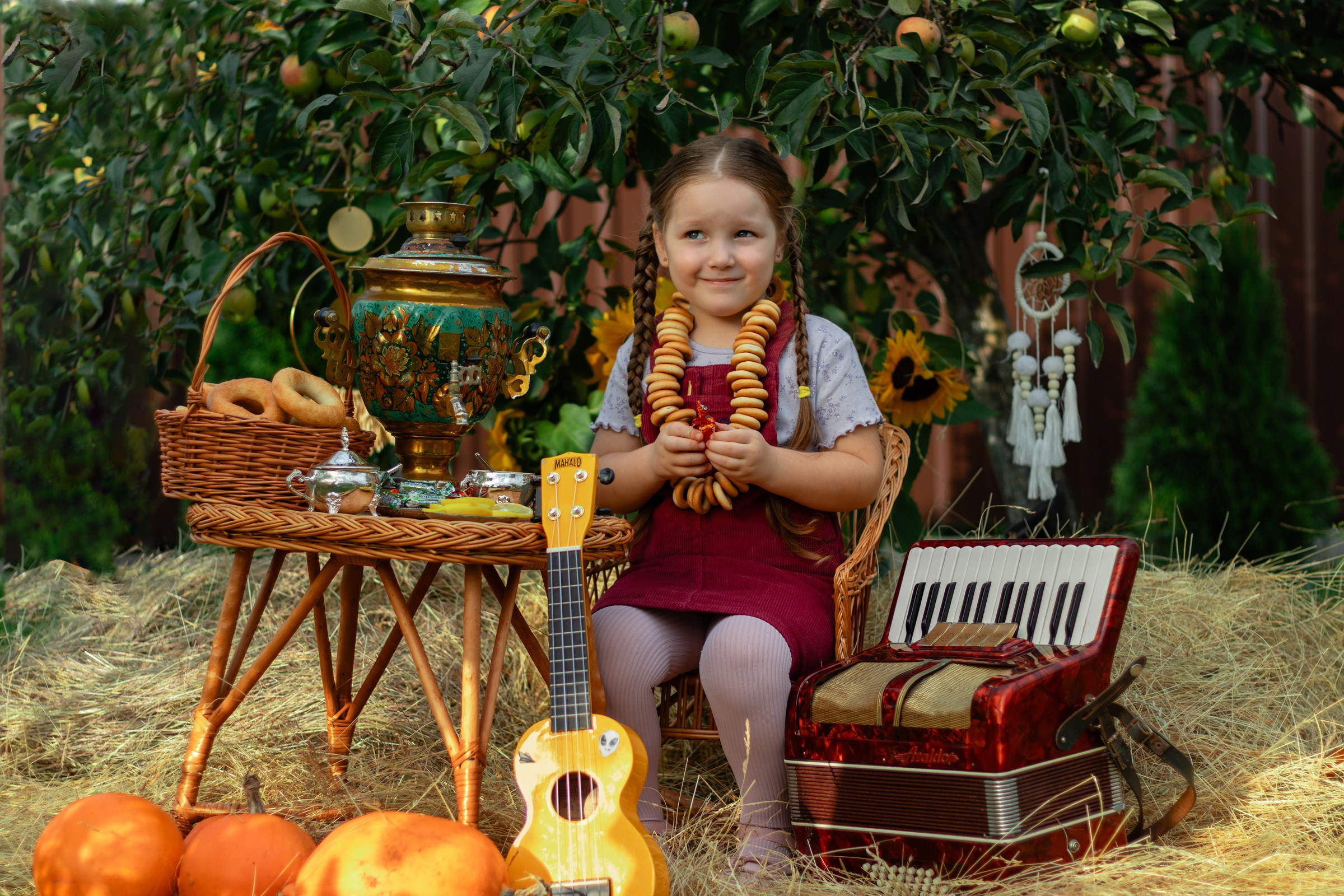 Чаепитие в саду