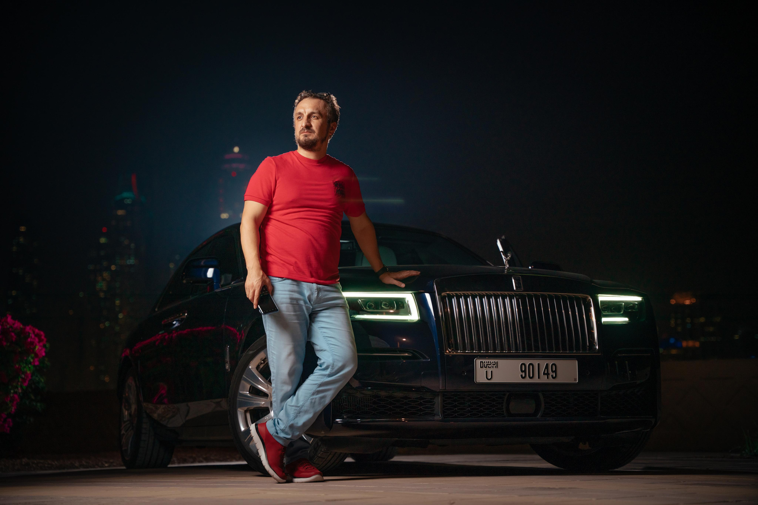 Photo shoot for rent a car. Photographer in Dubai Dmitry Gromov