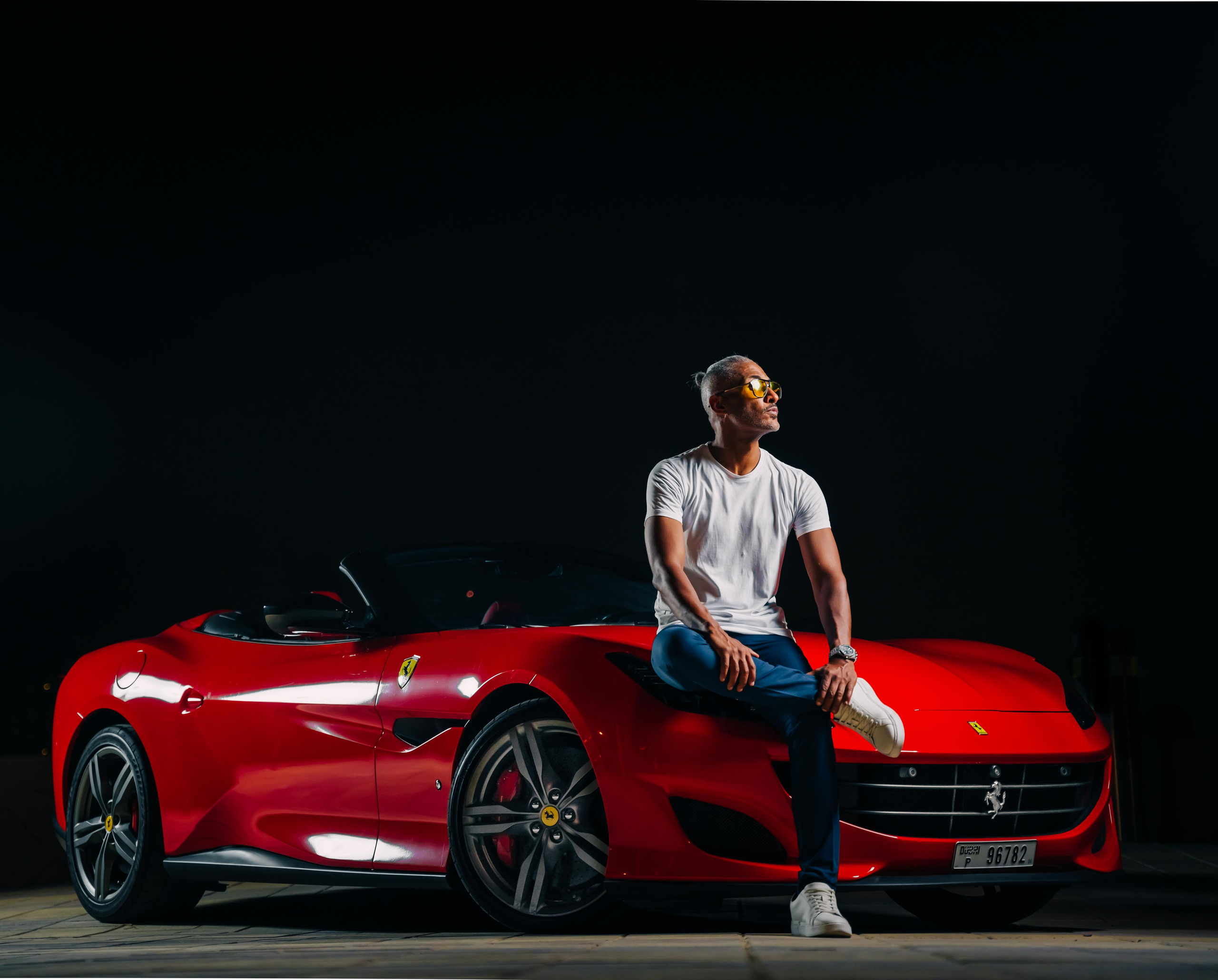 Photo shoot for rent a car. Photographer in Dubai Dmitry Gromov