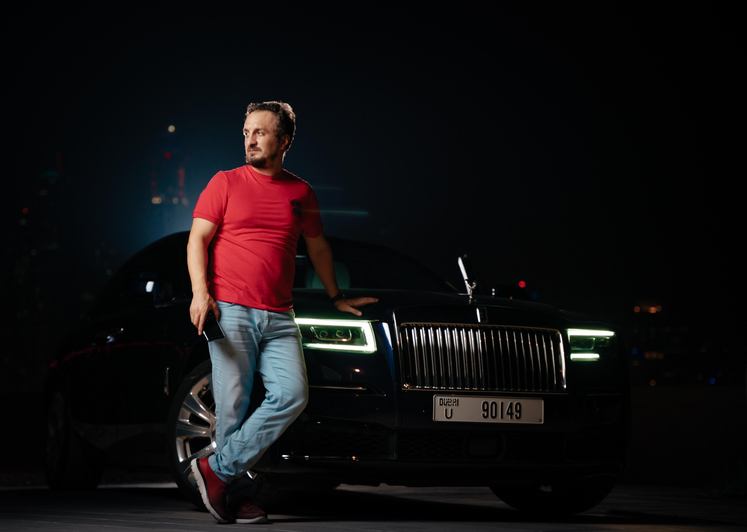 Photo shoot for rent a car. Photographer in Dubai Dmitry Gromov