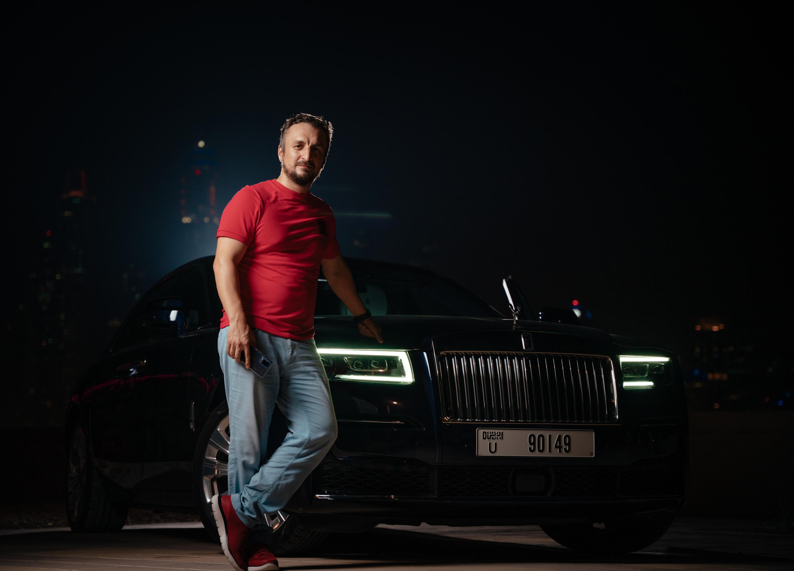 Photo shoot for rent a car. Photographer in Dubai Dmitry Gromov