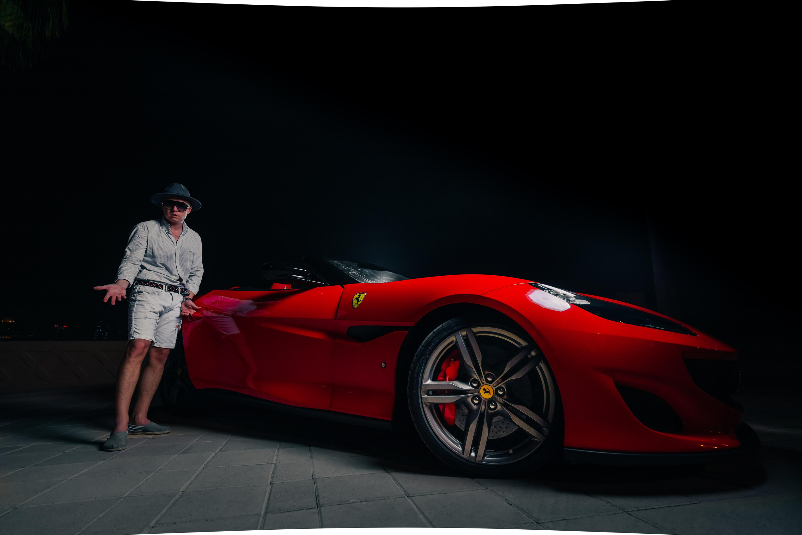 Photo shoot for rent a car. Photographer in Dubai Dmitry Gromov