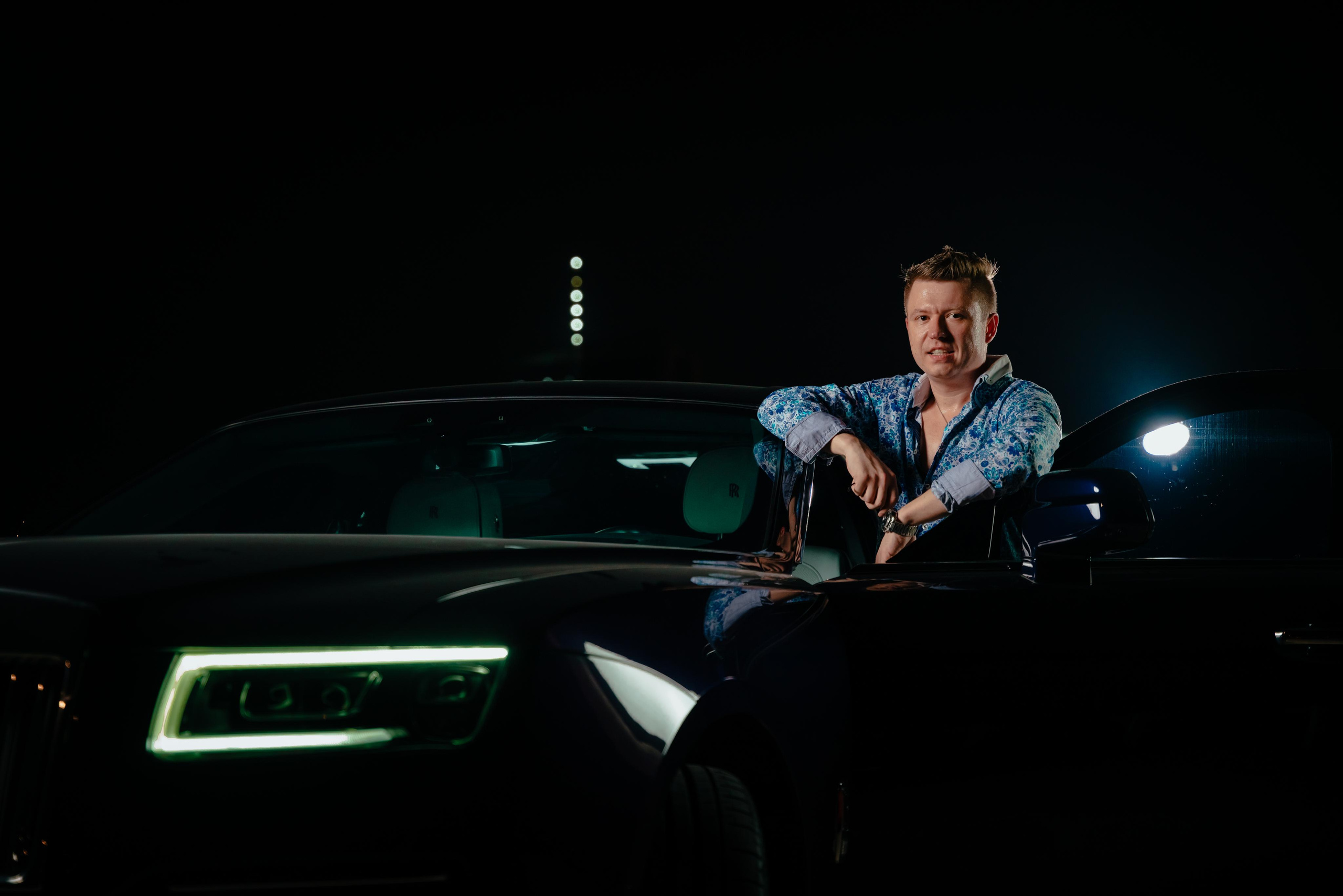 Photo shoot for rent a car. Photographer in Dubai Dmitry Gromov