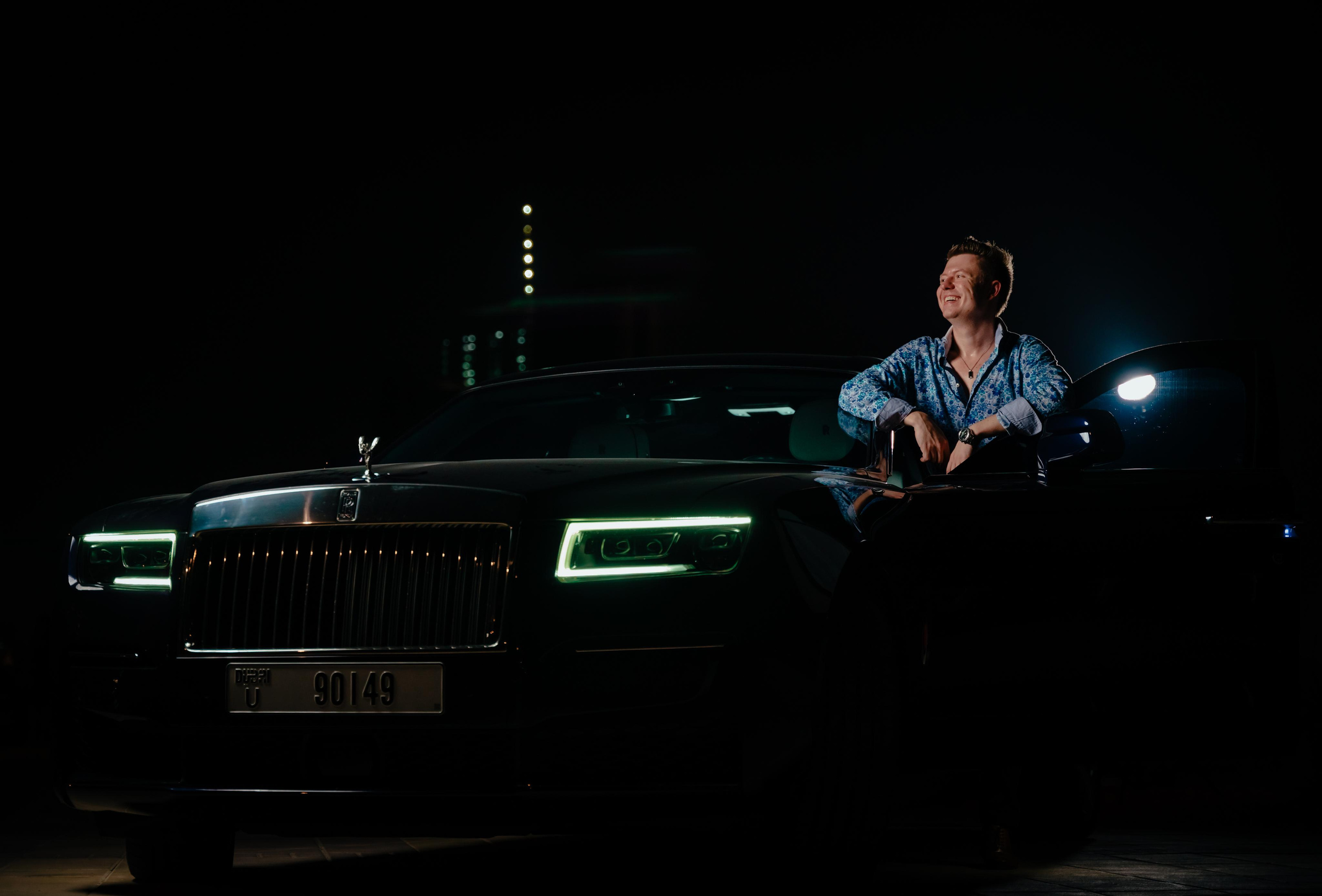 Photo shoot for rent a car. Photographer in Dubai Dmitry Gromov