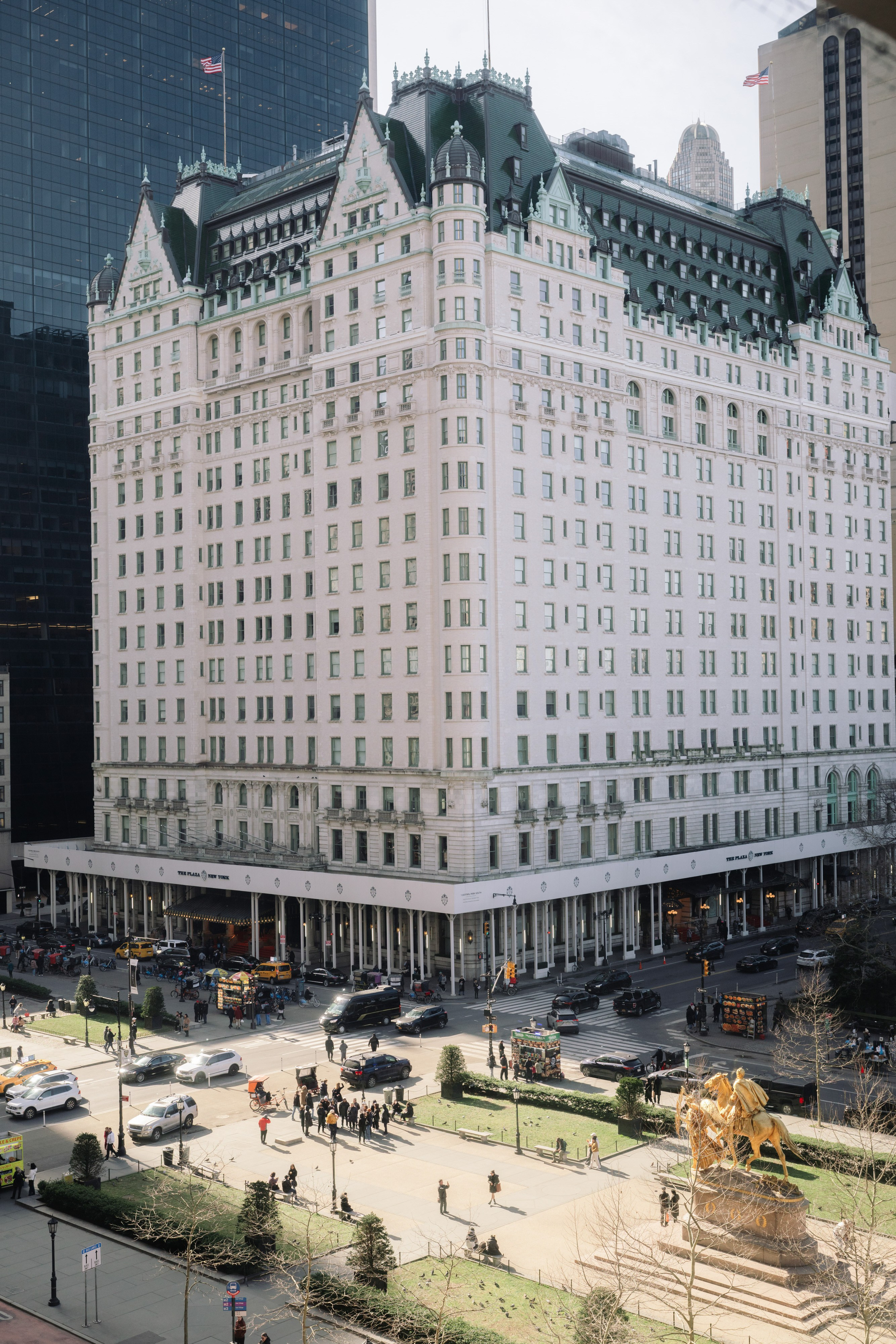 a large white building