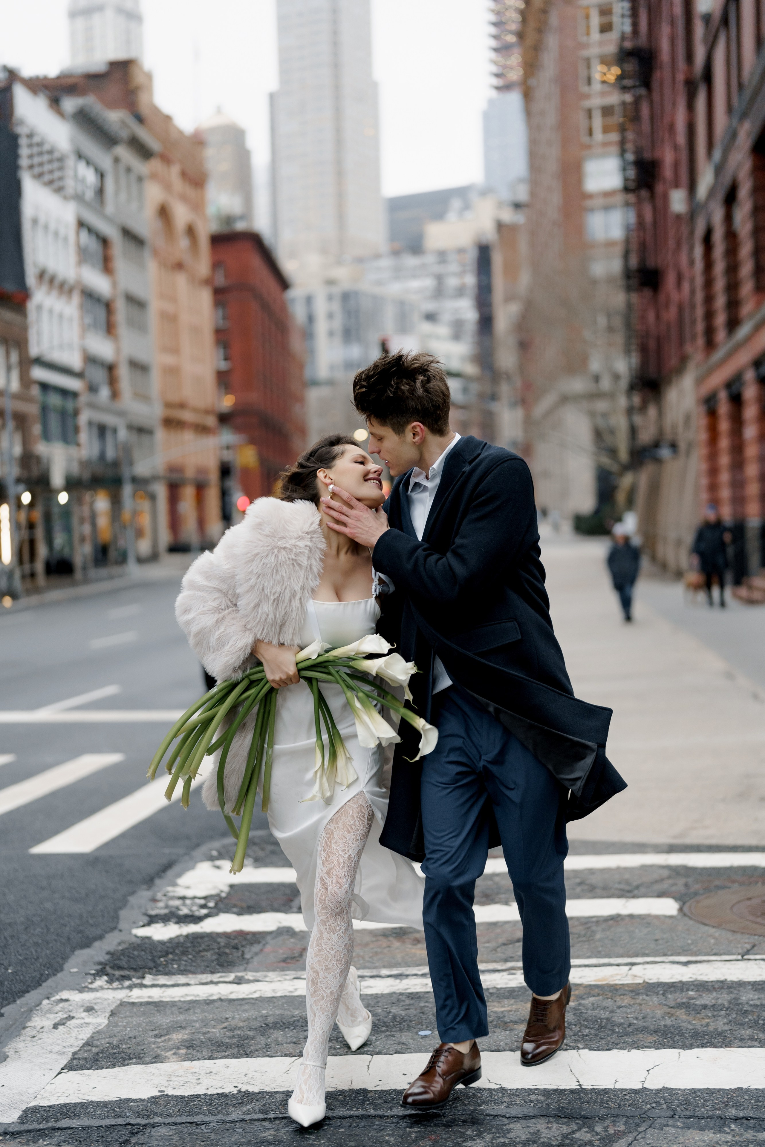 Alina and Dan’s Bold and Stylish Engagement Shoot. Wedding photographer and videographer New York | New Jersey
