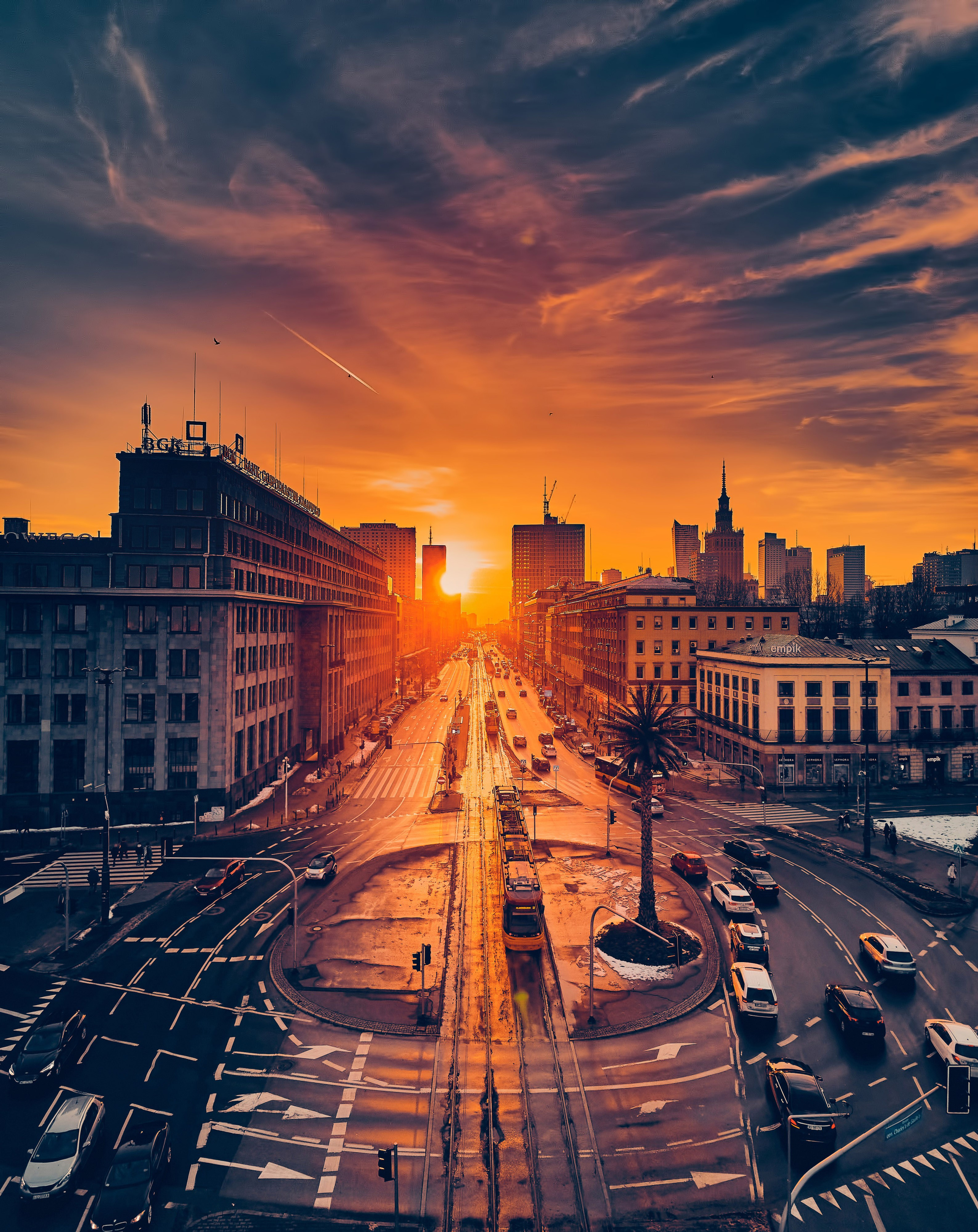 Lotnicza dronowa fotografia Warszawy - Miasto widziane z lotu ptaka. Андрей Шипилов — Фотография & Видеография