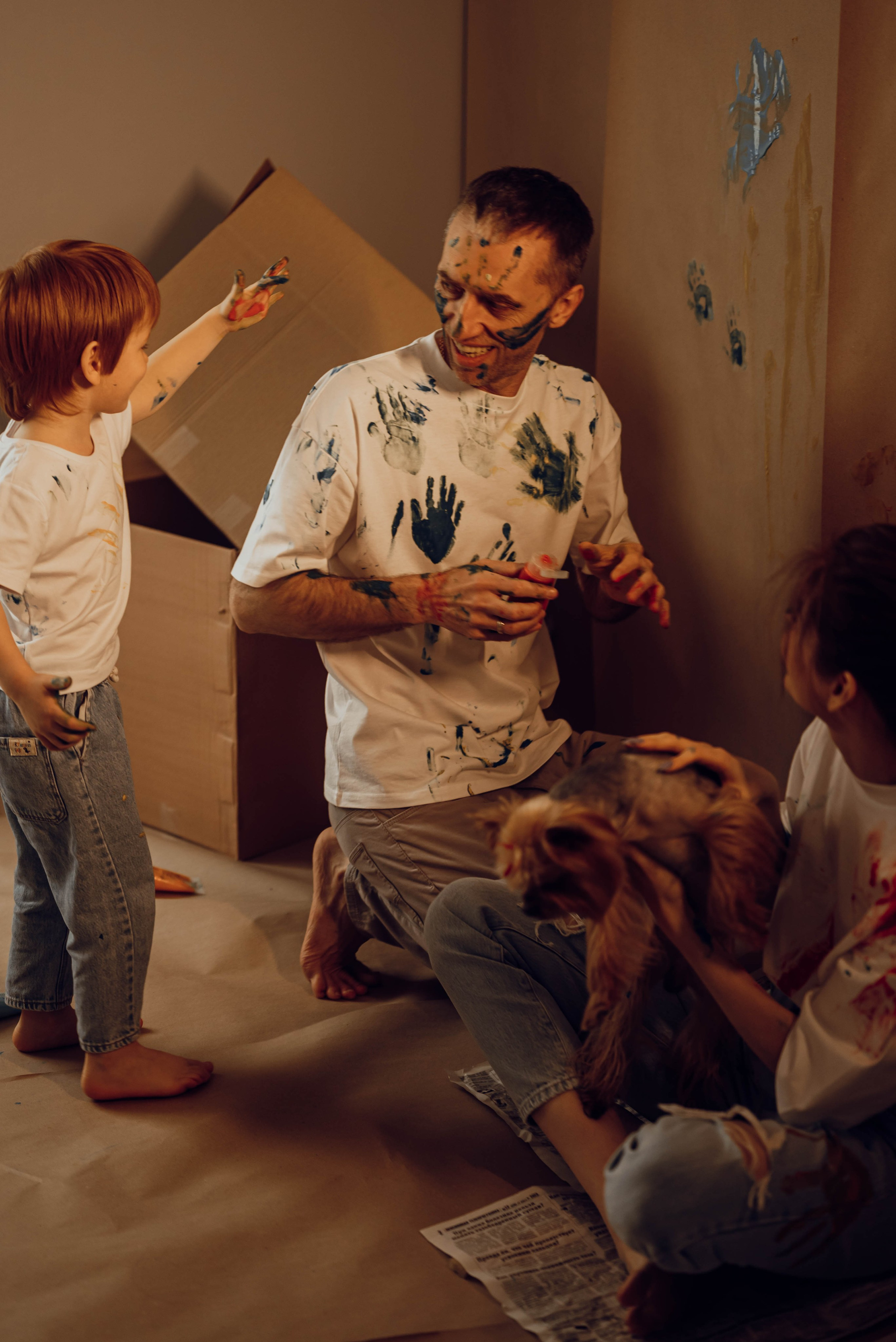 Полина, Вова и Назар. Фотограф Ирина Новикова