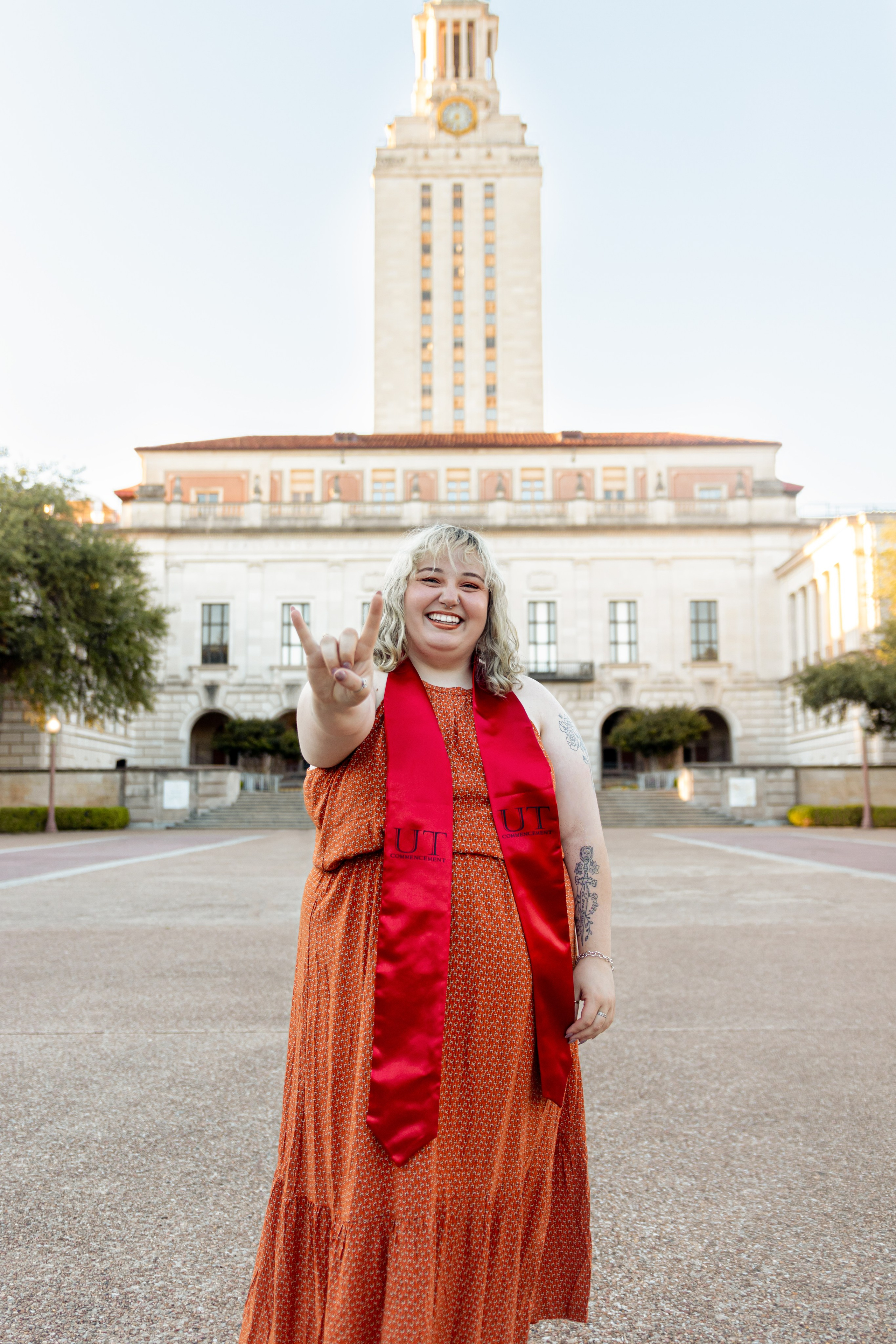 Sarah's senior photoshoot at the University of Texas Austin