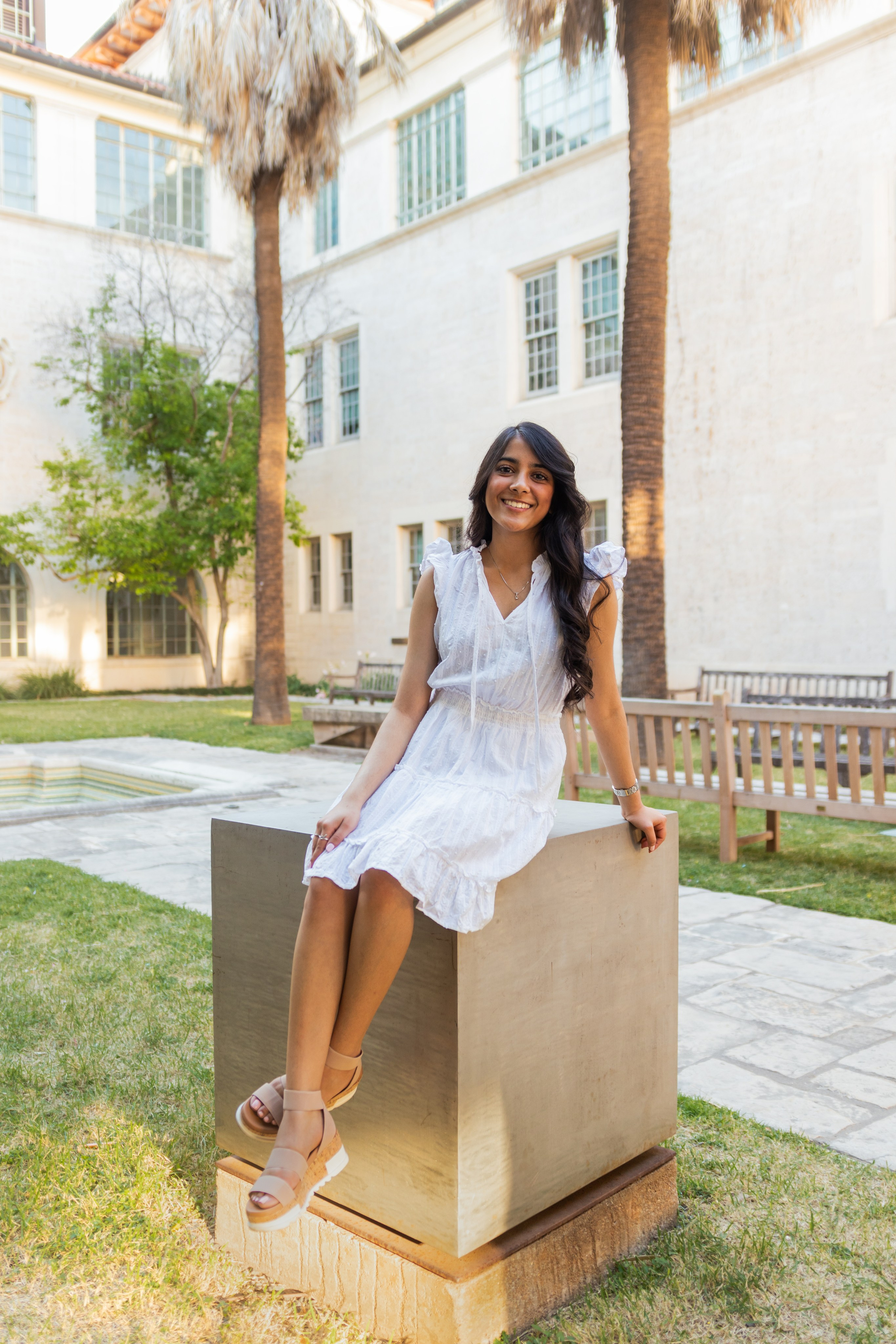 Payal’s graduation photoshoot at the University of Texas Austin