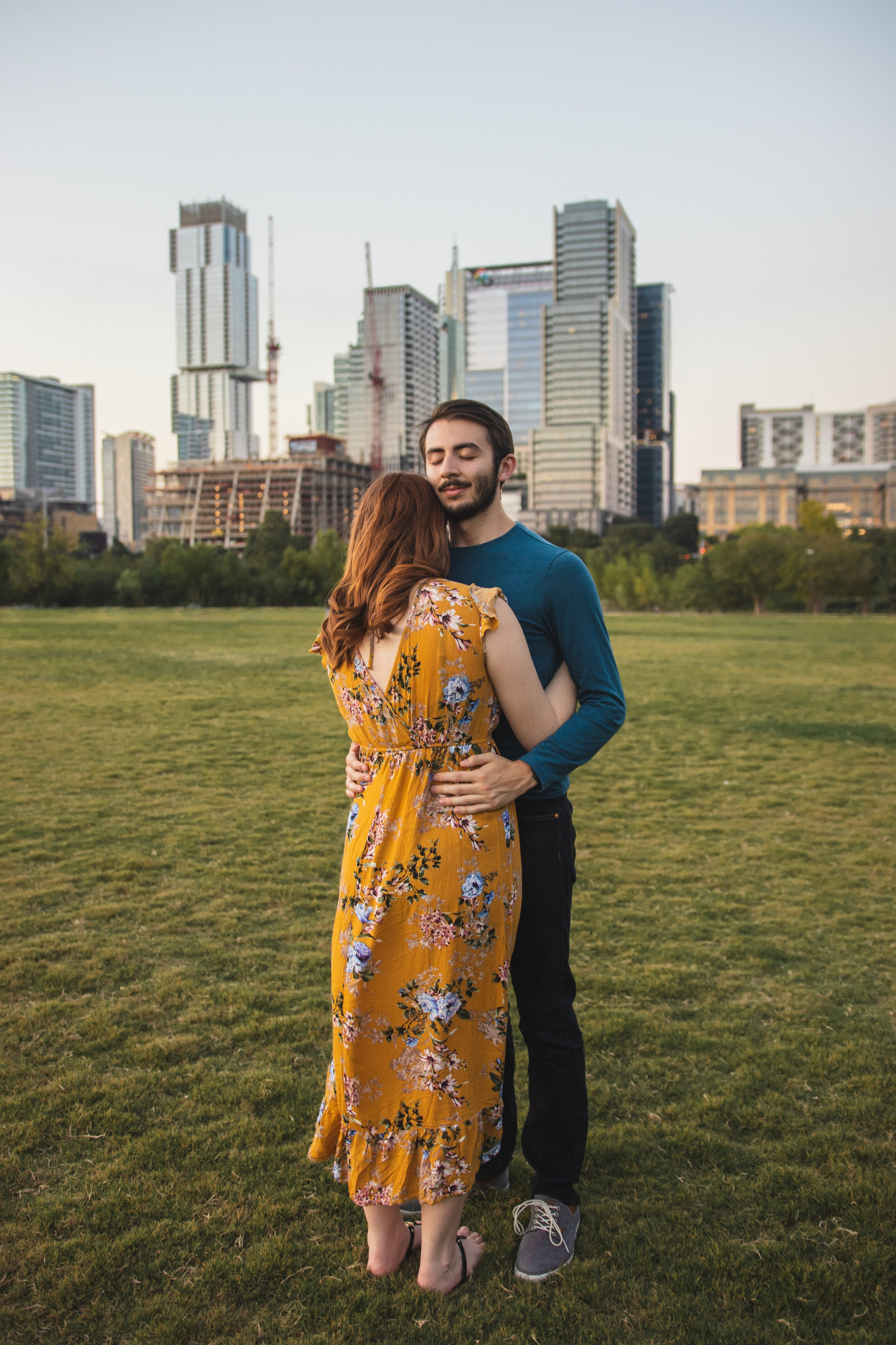 Kevin and Kristen’s photoshoot at Seaholm in Austin 