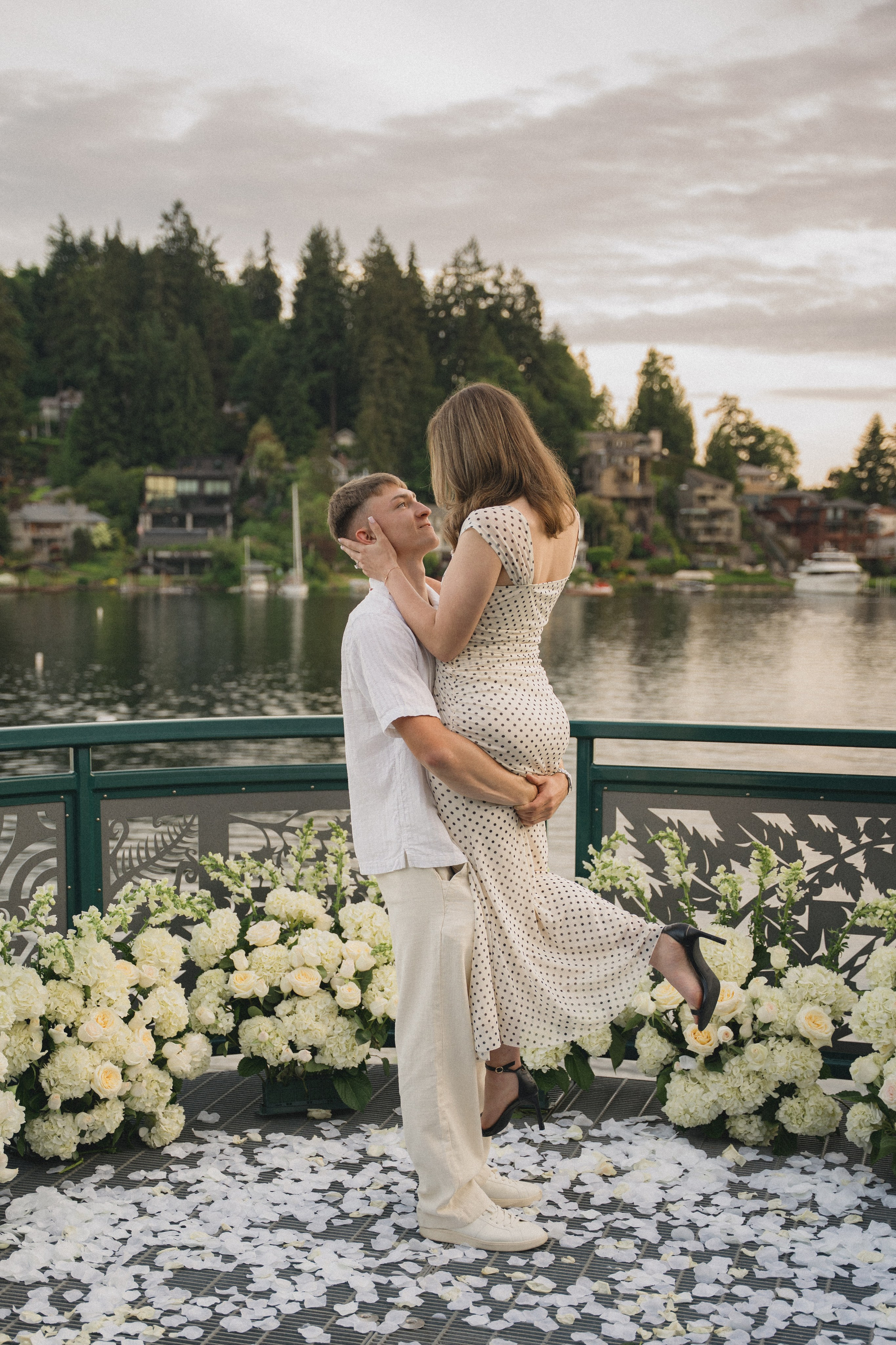 Ilya and Olena proposal. Photographer in Washington Sophia D