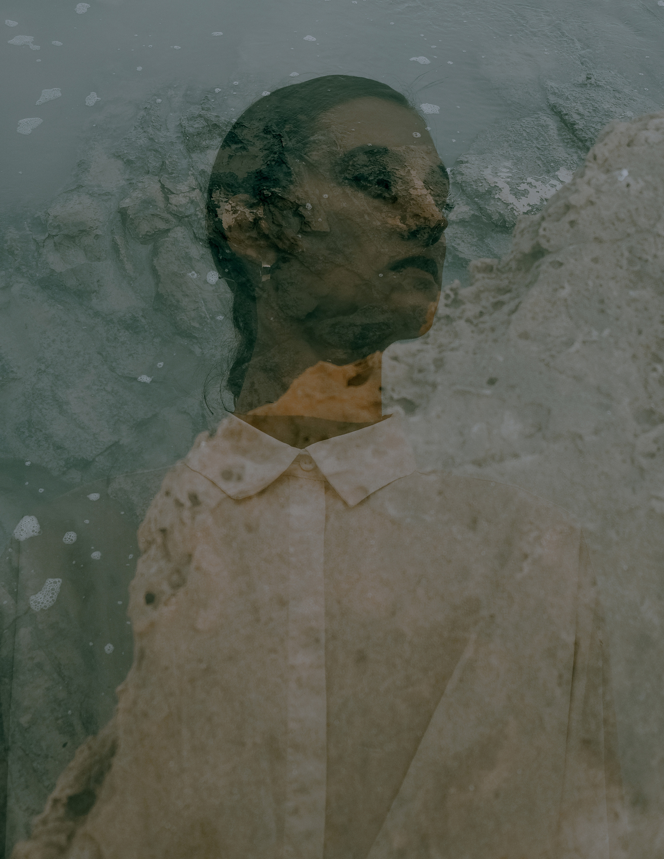 Atmospheric stylized photo shoot by the sea