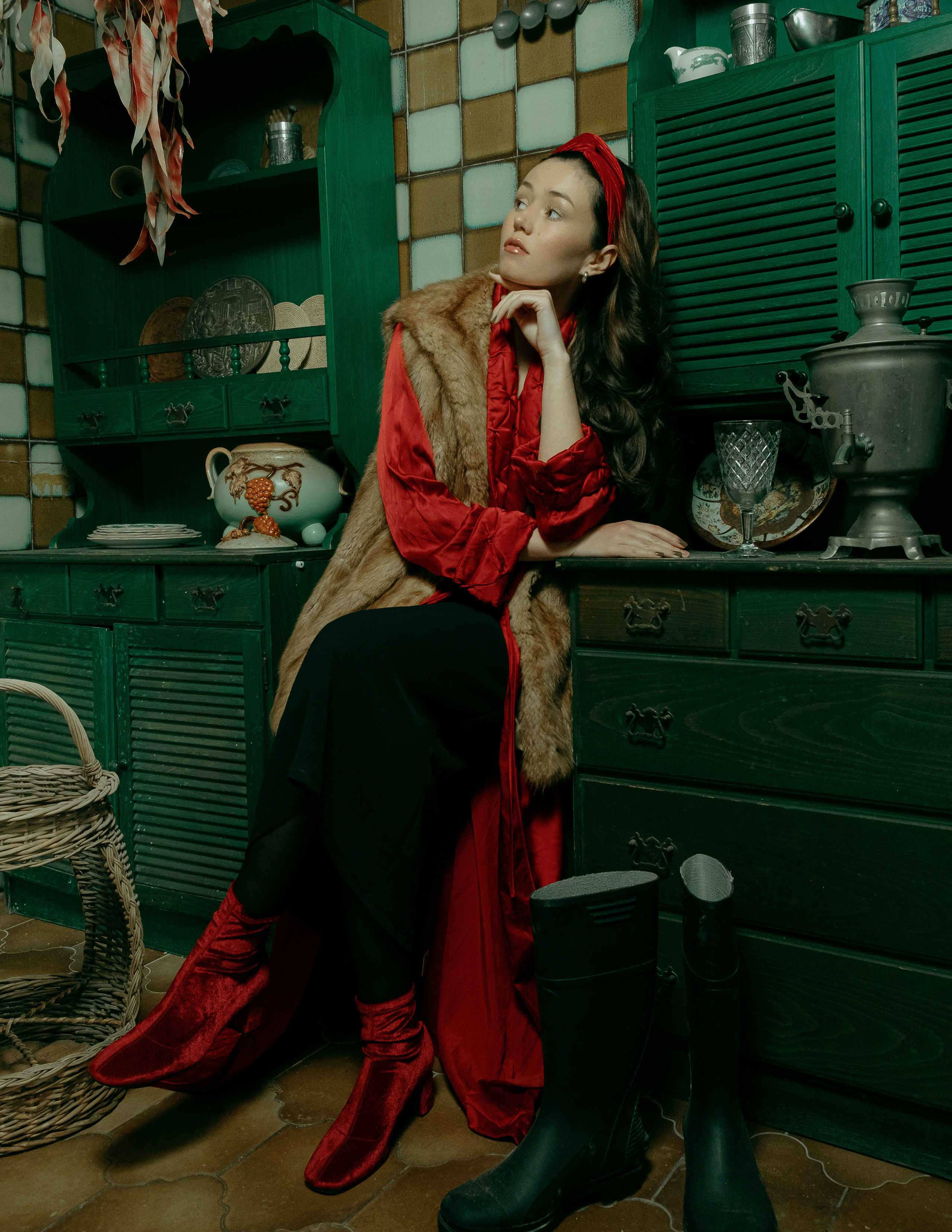 Dream House. Стилизованная креативная фотосессия в домашней студии