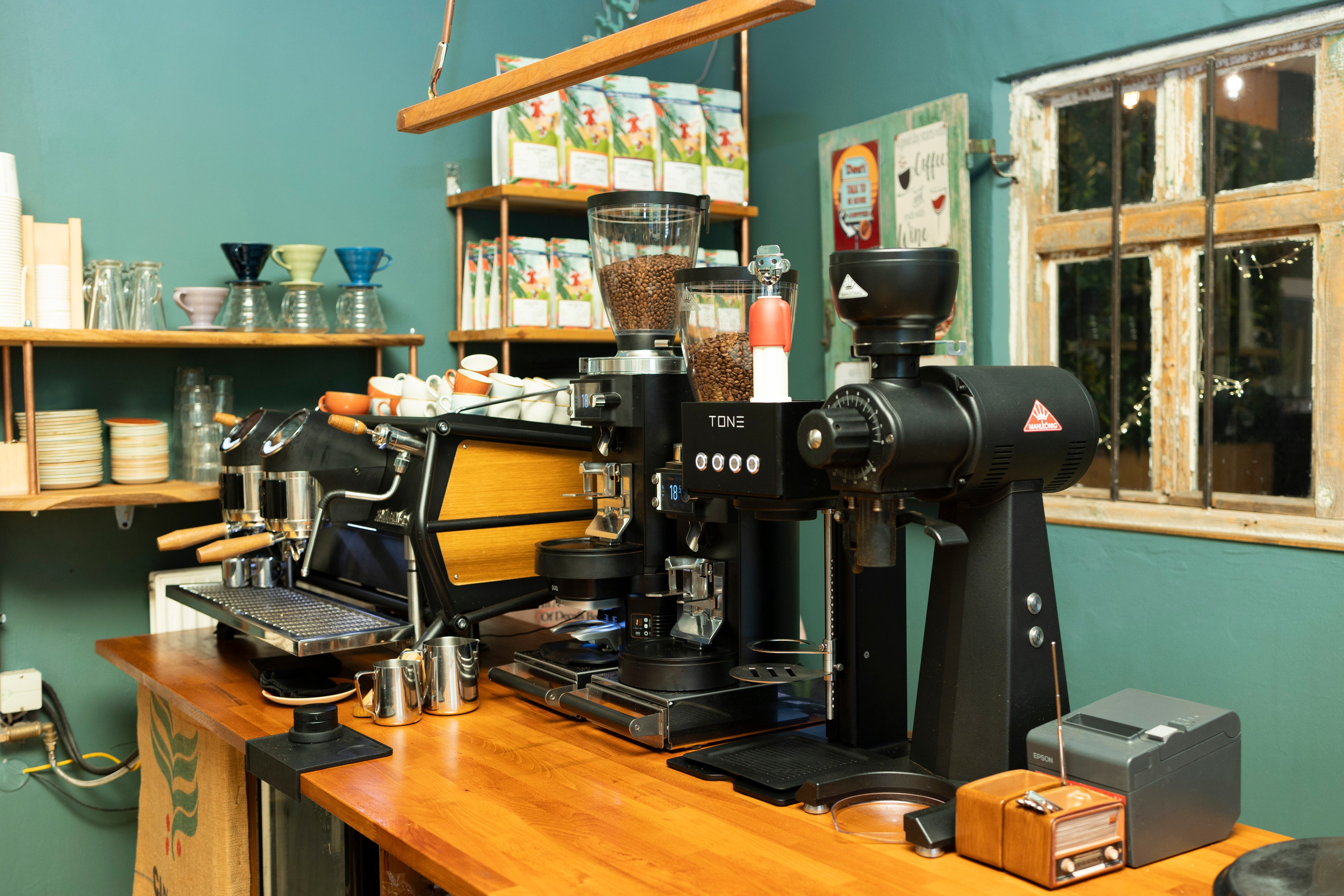 Cafe. Photographer in Munich