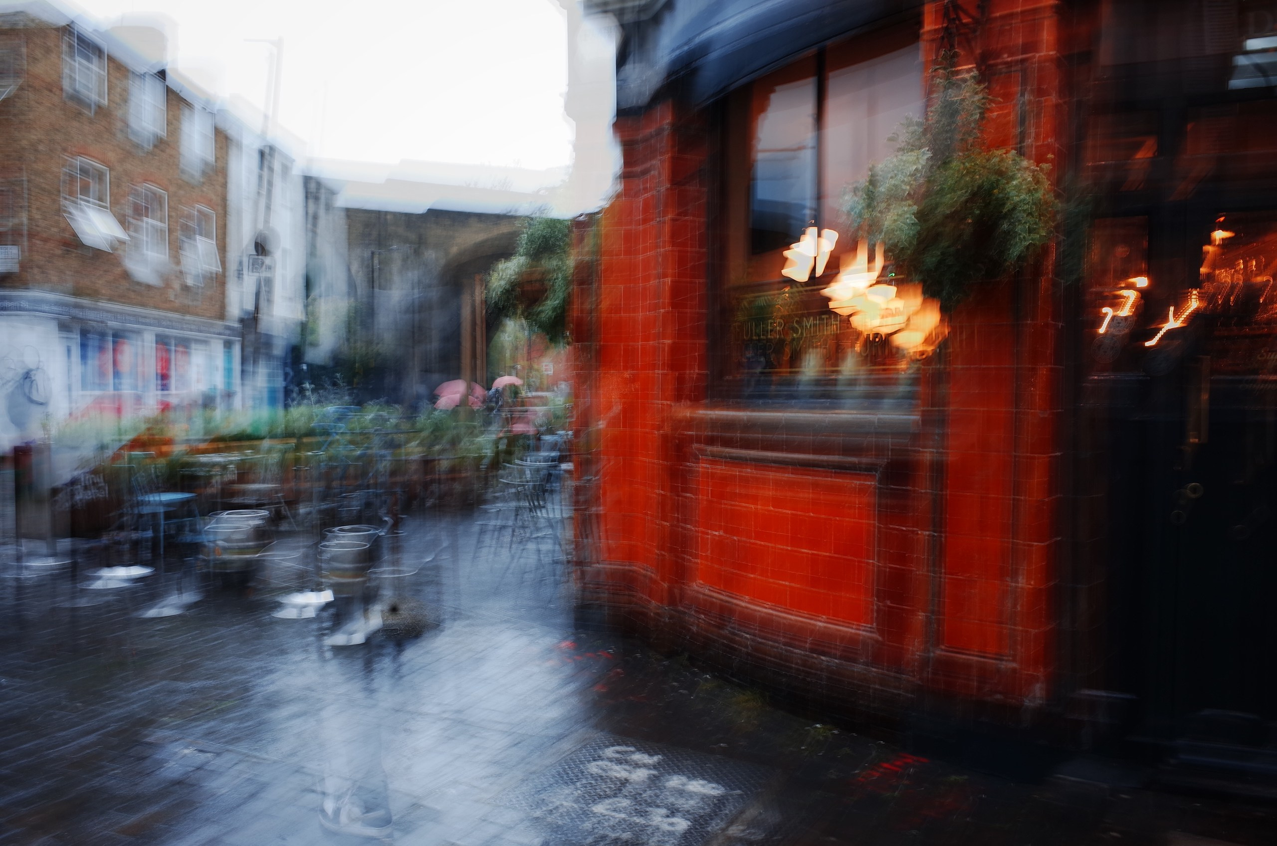 English (not yet summer) rain. Victoria Dini. Art photography in London / Folkestone, UK