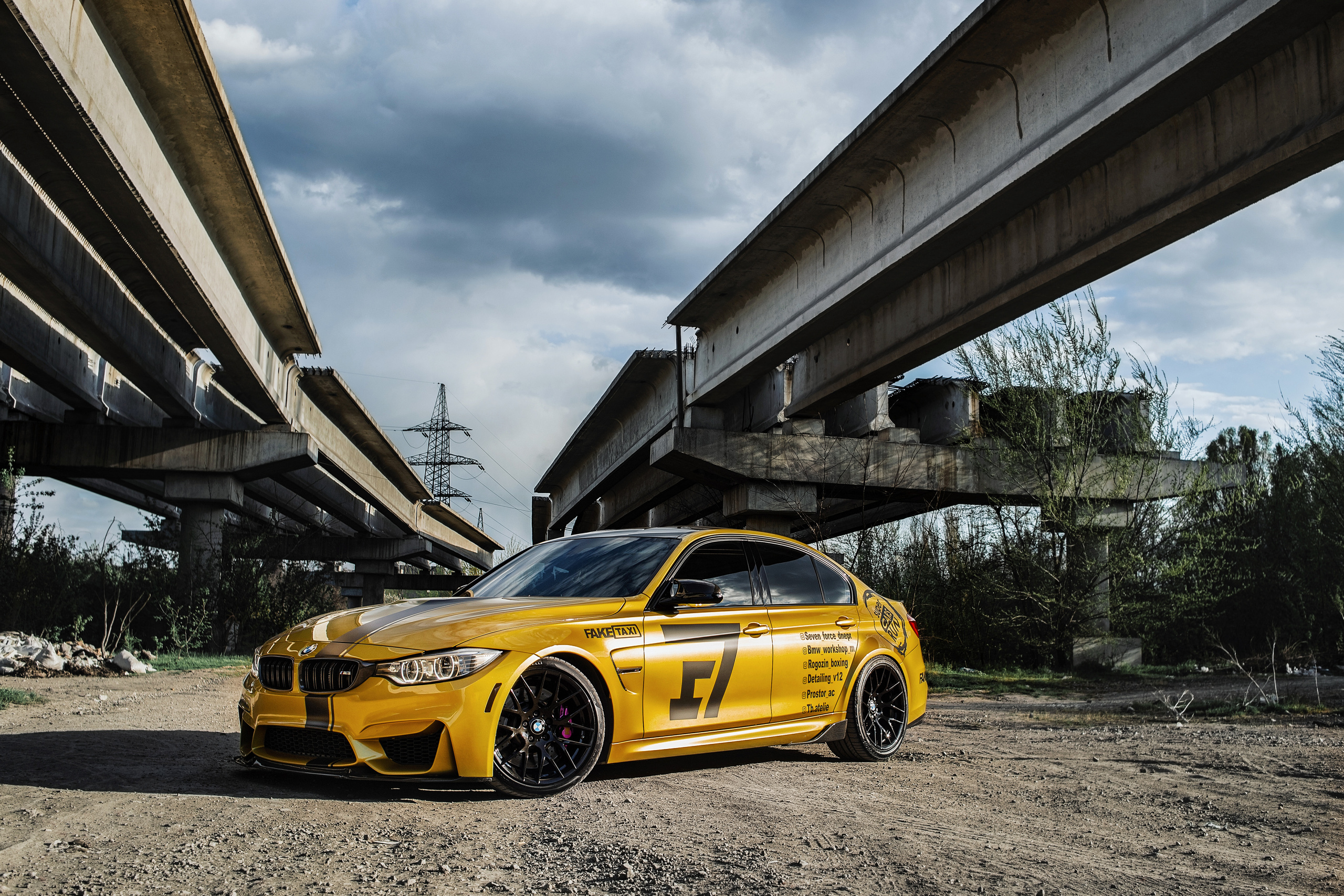 BMW M3. Photographe de voitures à Paris — Vitalii Motruk