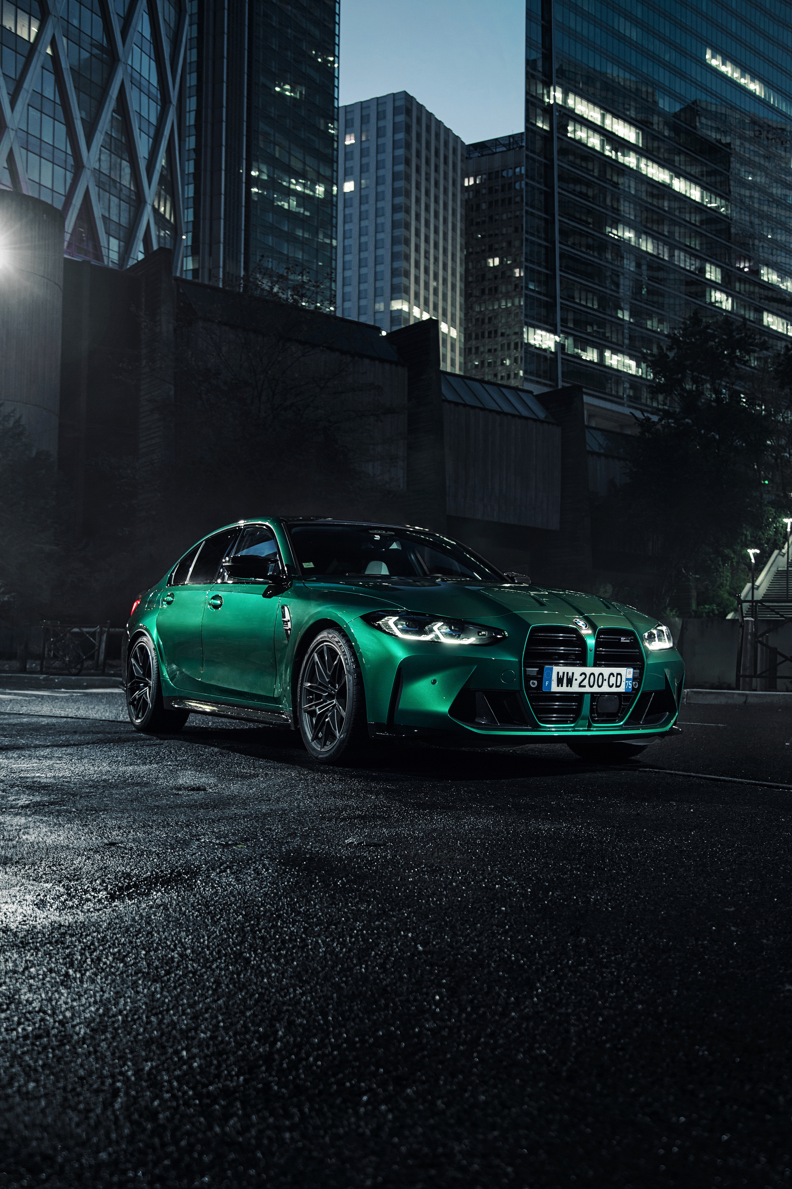 BMW M3 Competition. Photographe de voitures à Paris — Vitalii Motruk