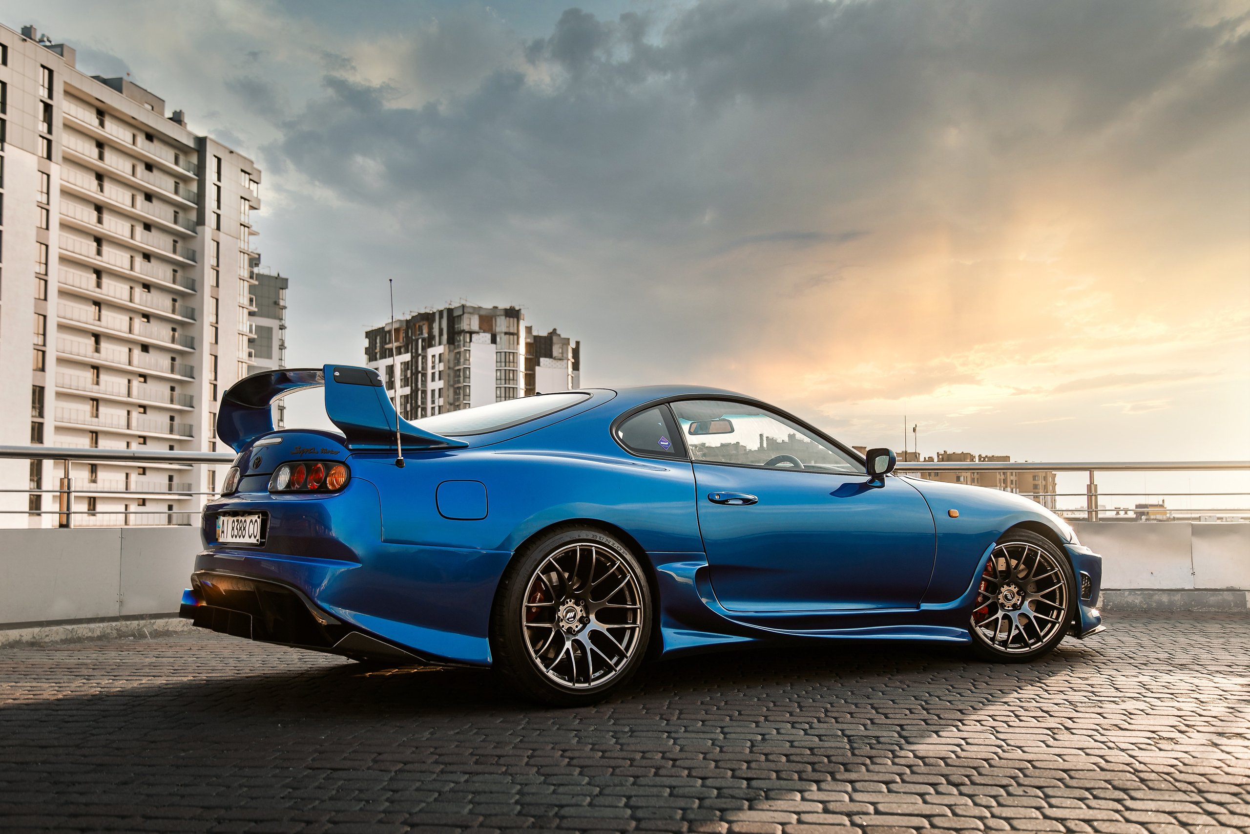 Toyota Supra A80. Photographe de voitures à Paris — Vitalii Motruk