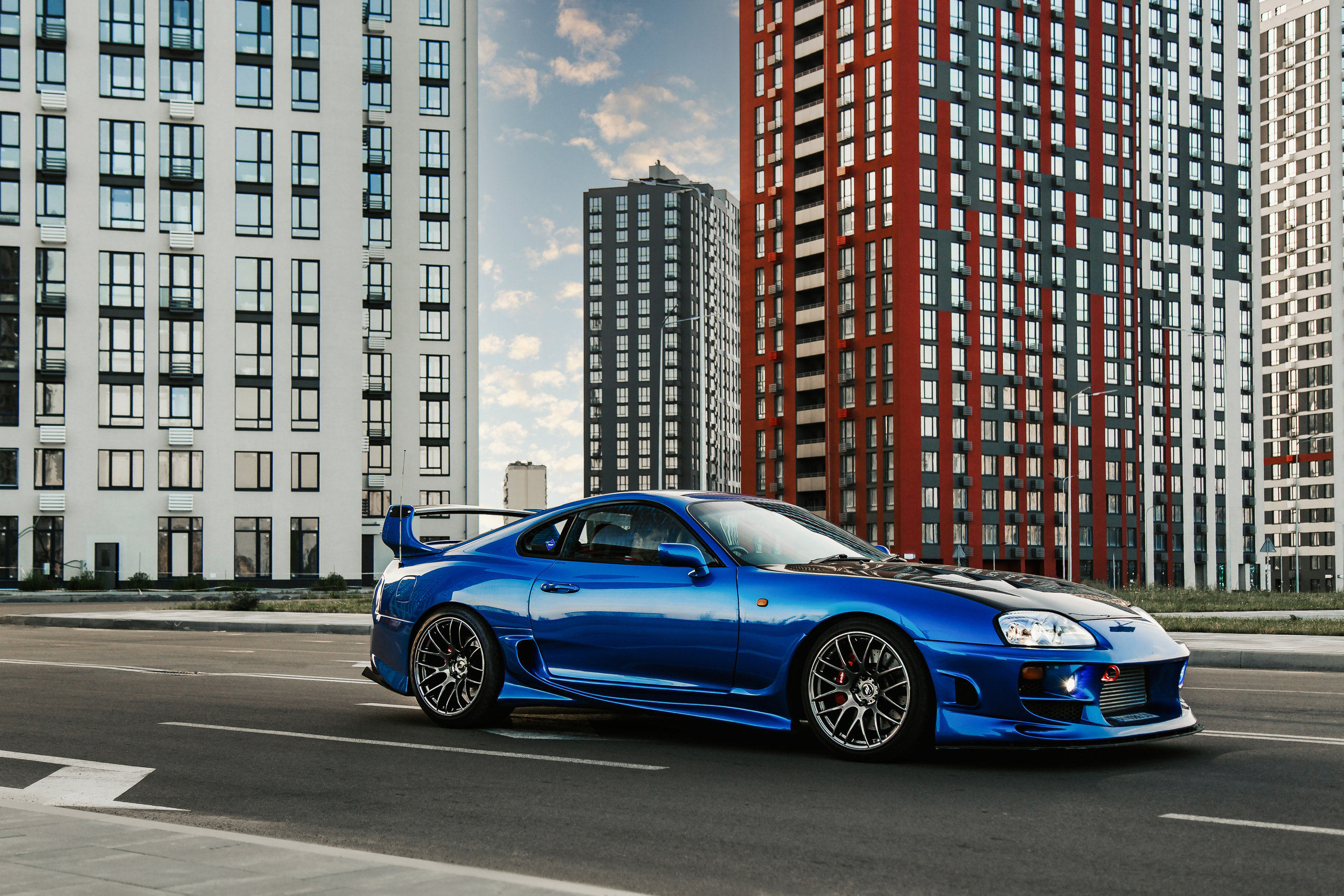 Toyota Supra A80. Photographe de voitures à Paris — Vitalii Motruk