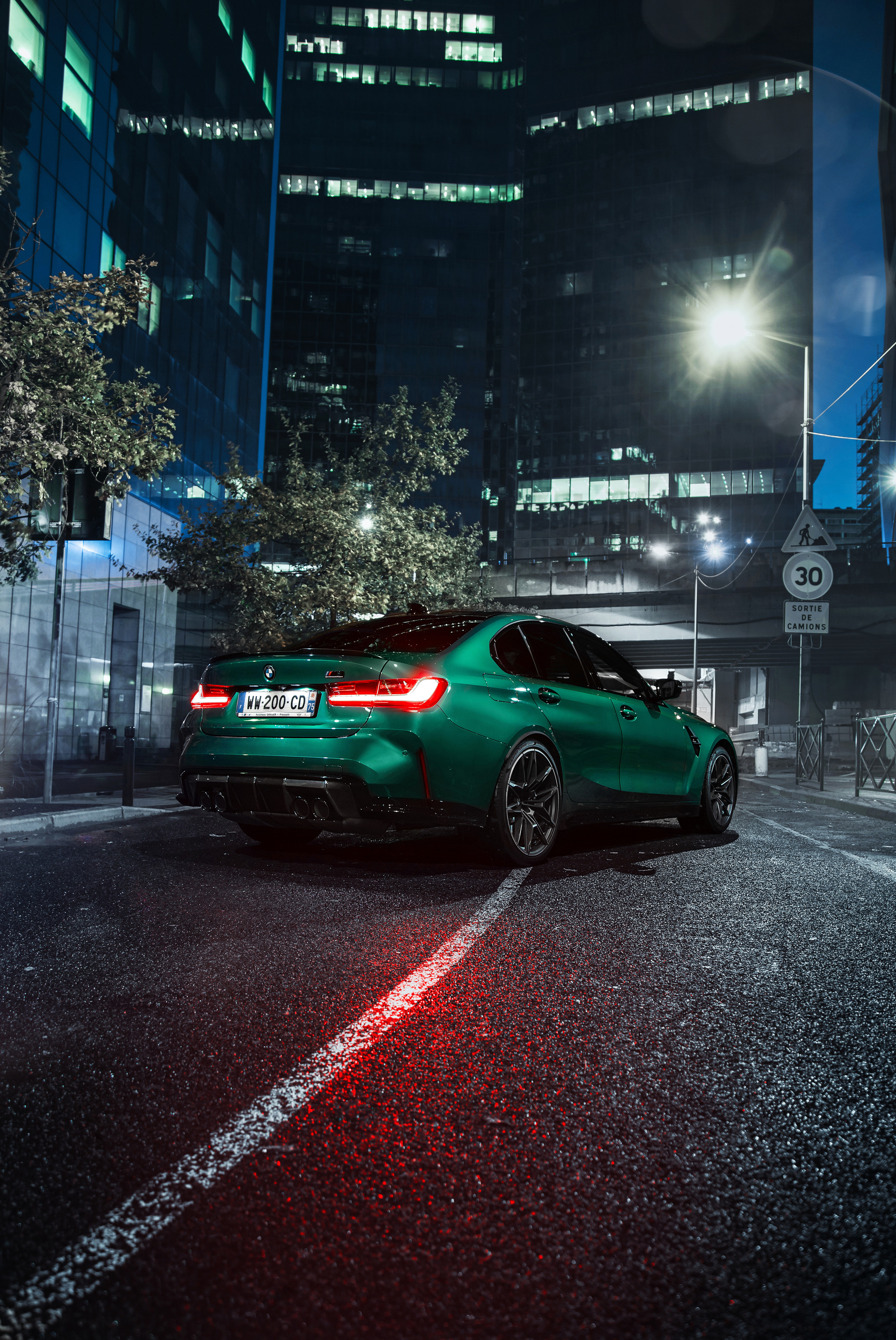 BMW M3 Competition. Photographe de voitures à Paris — Vitalii Motruk