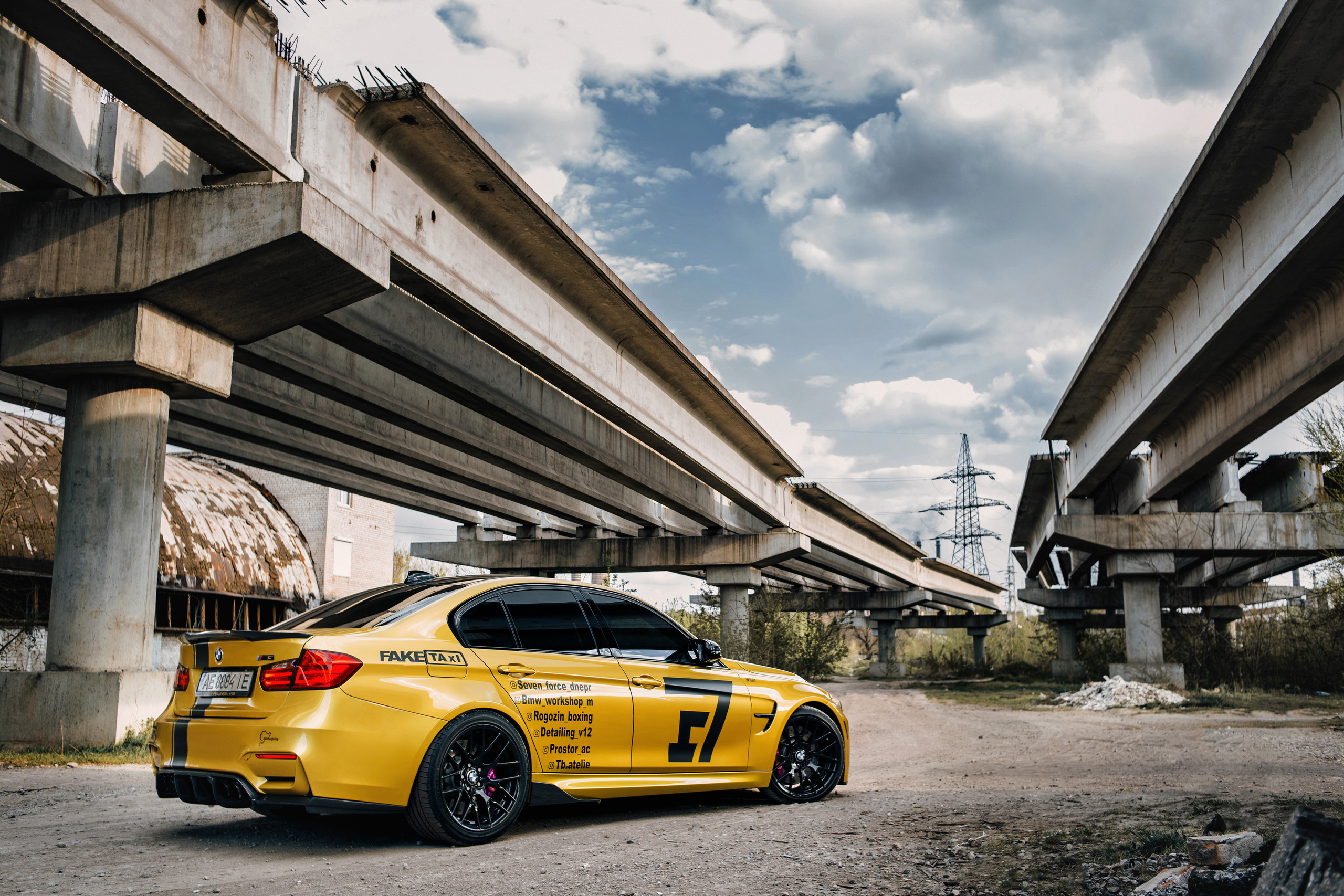 BMW M3. Photographe de voitures à Paris — Vitalii Motruk