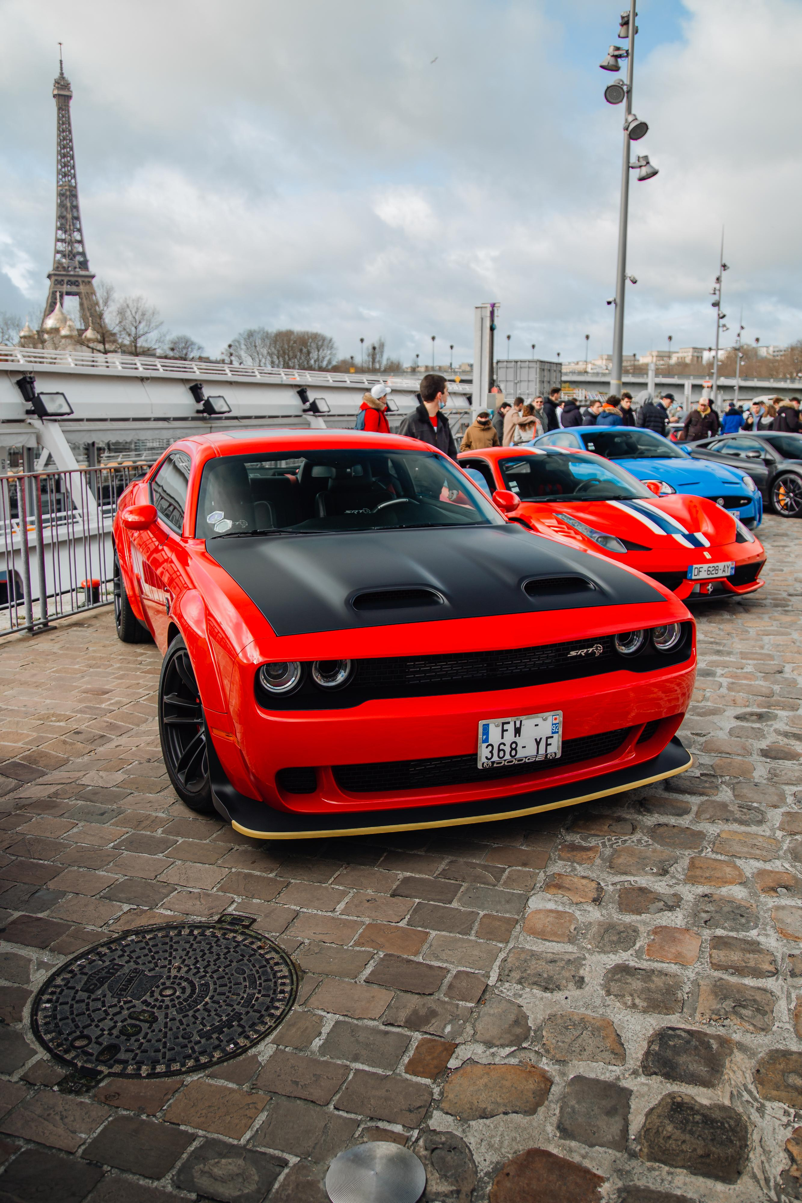 Rassemblement Bateau Mouche 20 fevrier. Photographe de voitures à Paris — Vitalii Motruk