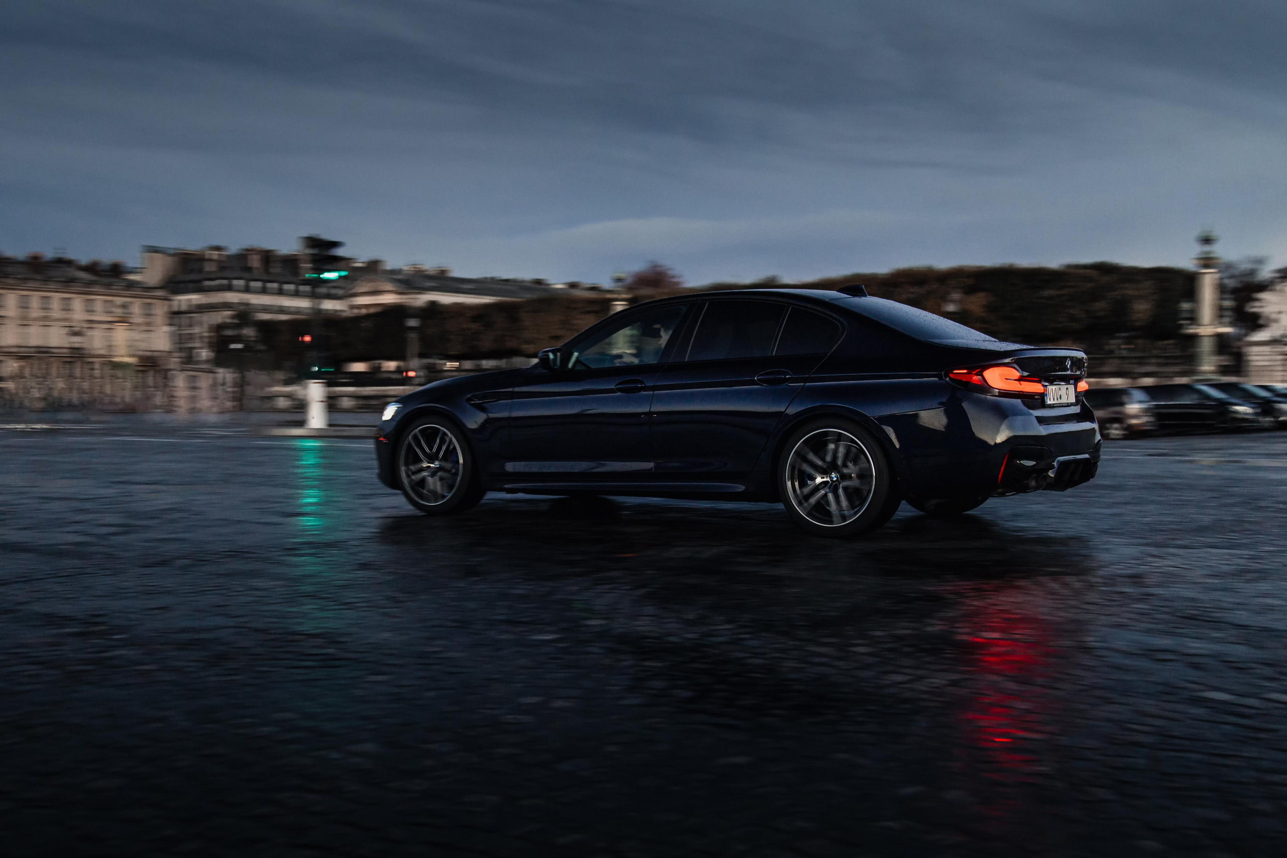 BMW M5 Competition. Photographe de voitures à Paris — Vitalii Motruk