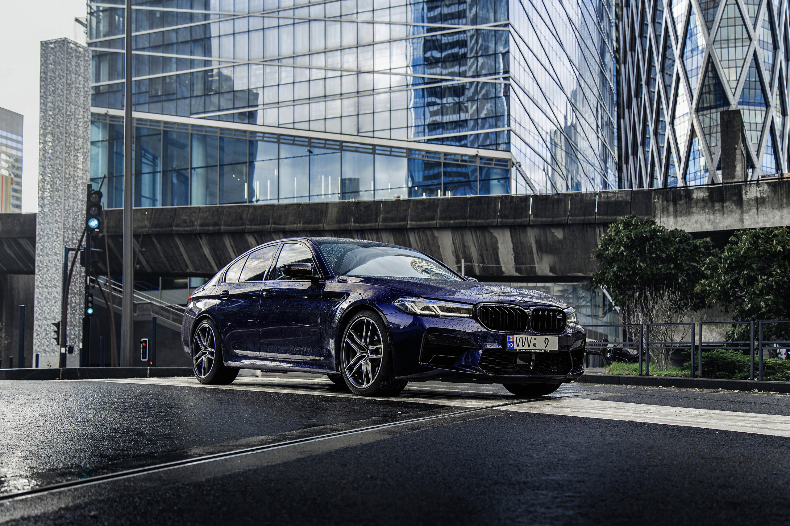 BMW M5 Competition. Photographe de voitures à Paris — Vitalii Motruk