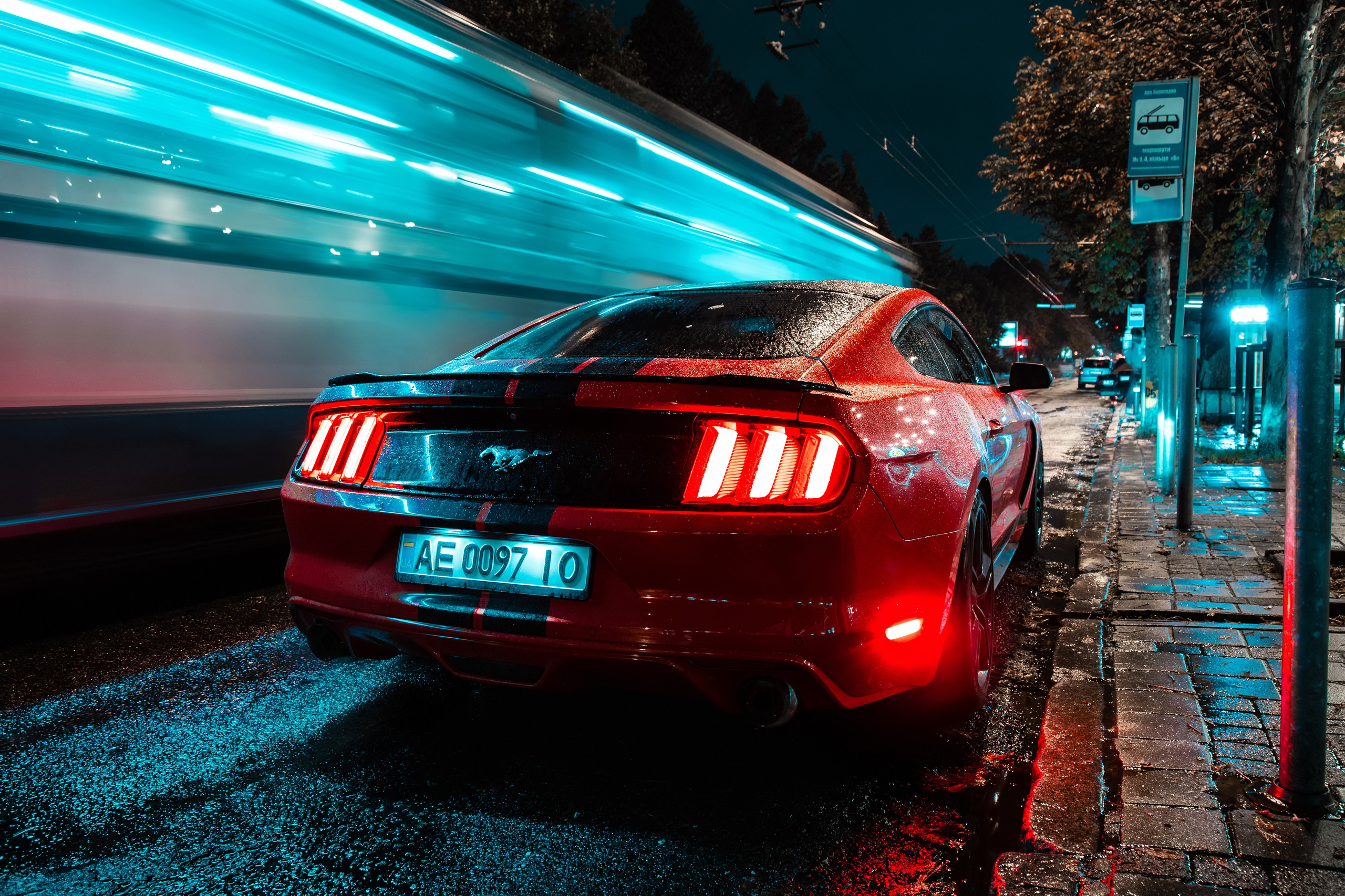 Ford Mustang. Photographer in Paris — Vitalii Motruk