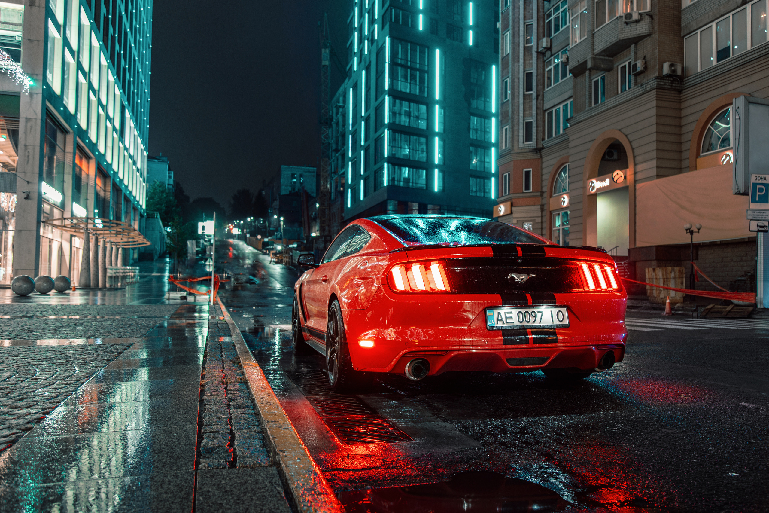 Ford Mustang. Photographer in Paris — Vitalii Motruk