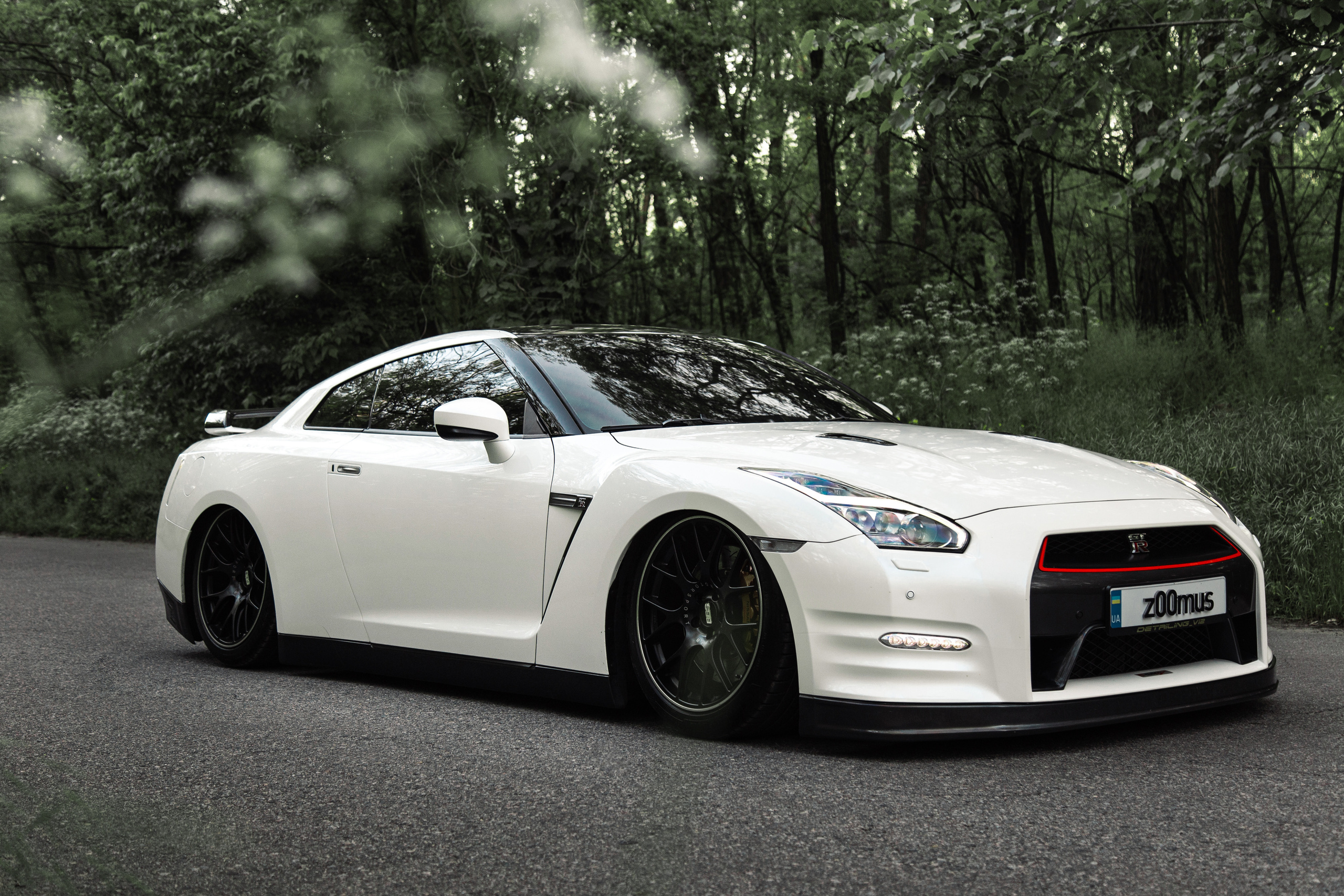 Nissan GT-R. Photographe de voitures à Paris — Vitalii Motruk