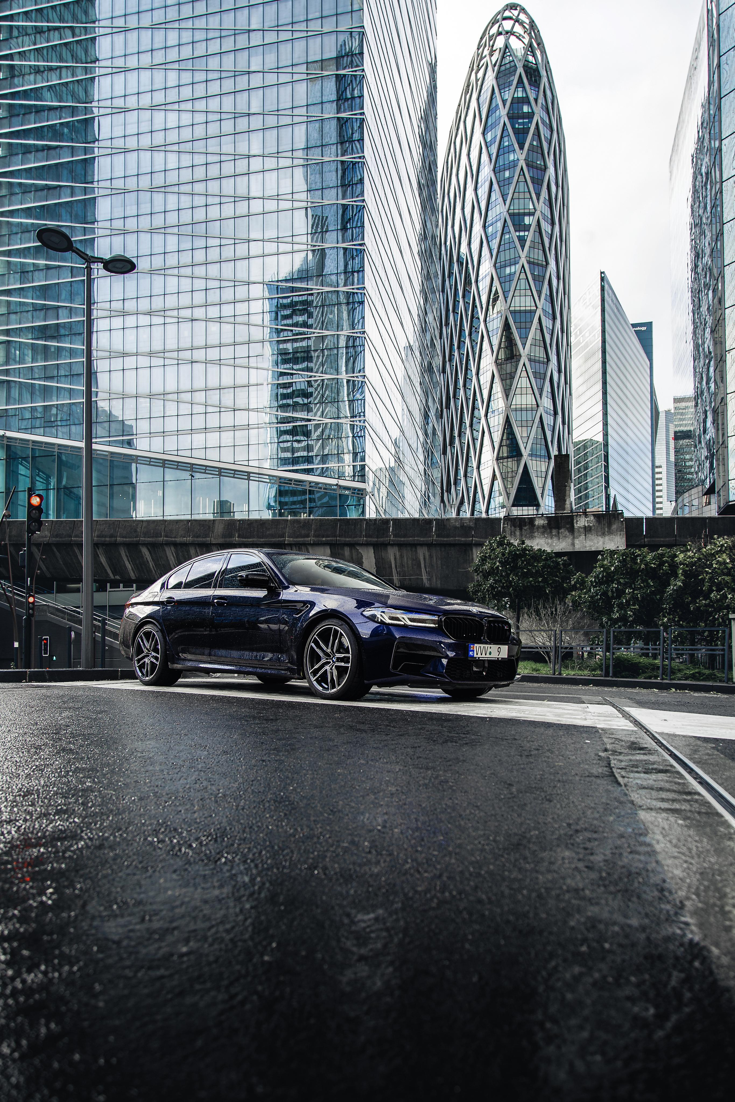 BMW M5 Competition. Photographe de voitures à Paris — Vitalii Motruk