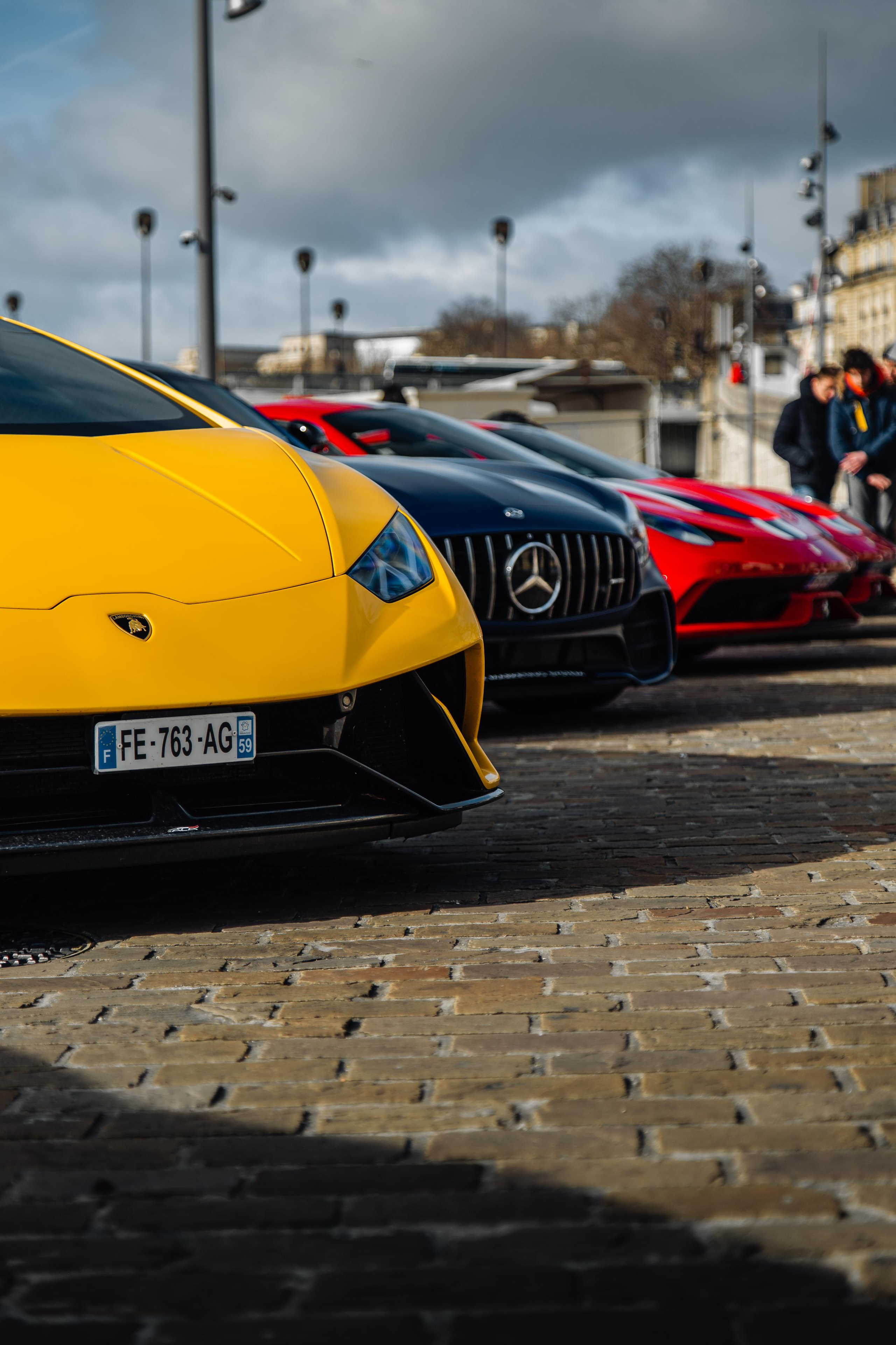 Rassemblement Bateau Mouche 20 fevrier. Photographe de voitures à Paris — Vitalii Motruk