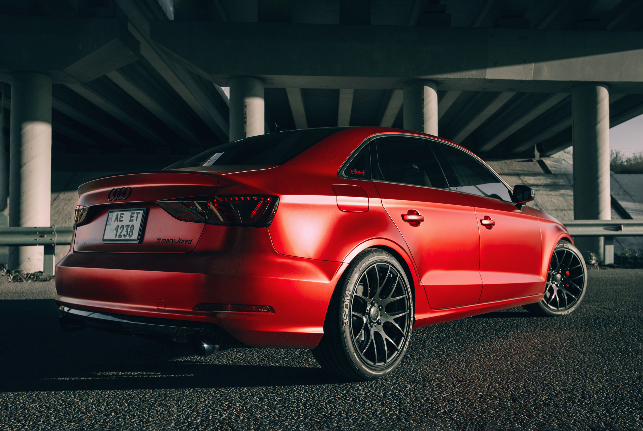 Audi A3. Photographe de voitures à Paris — Vitalii Motruk