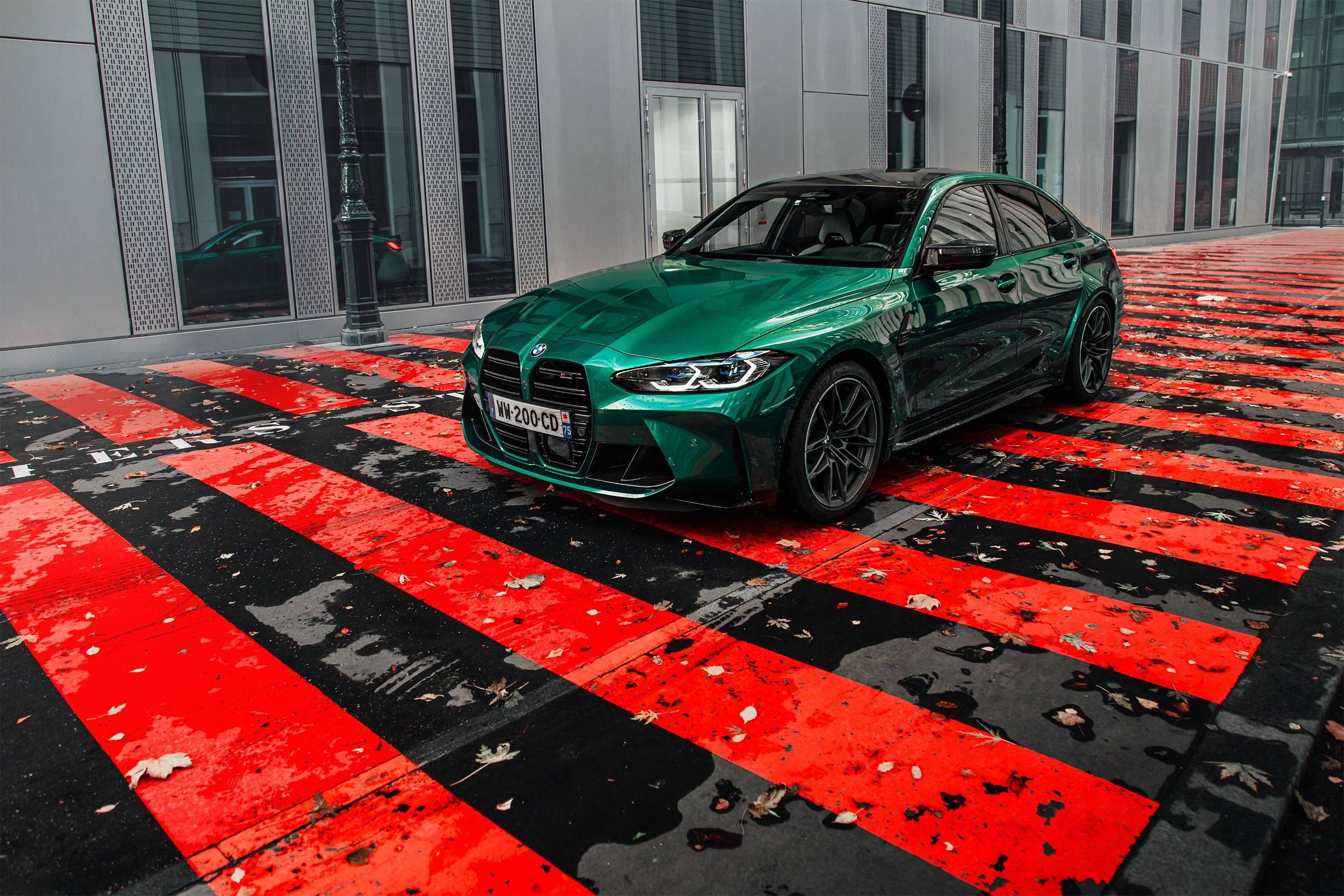 BMW M3 Competition. Photographe de voitures à Paris — Vitalii Motruk