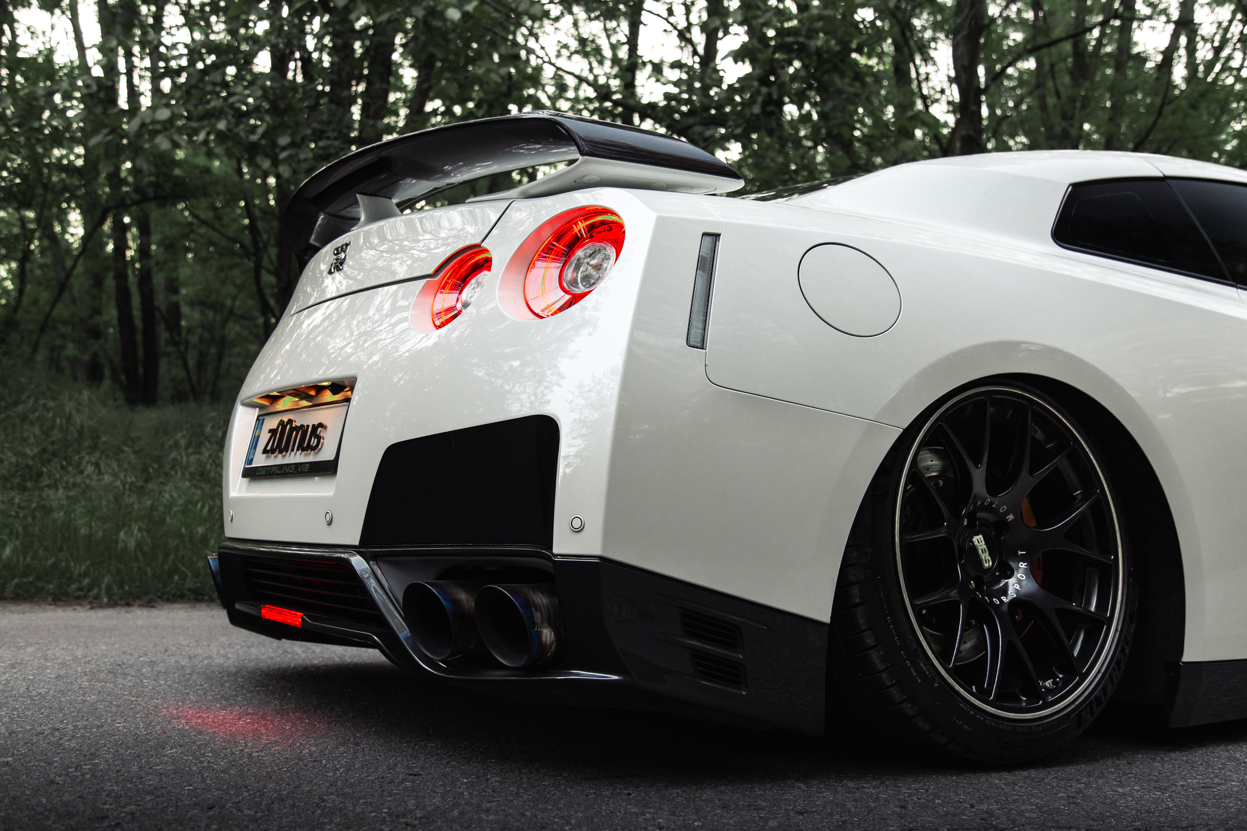 Nissan GT-R. Photographe de voitures à Paris — Vitalii Motruk