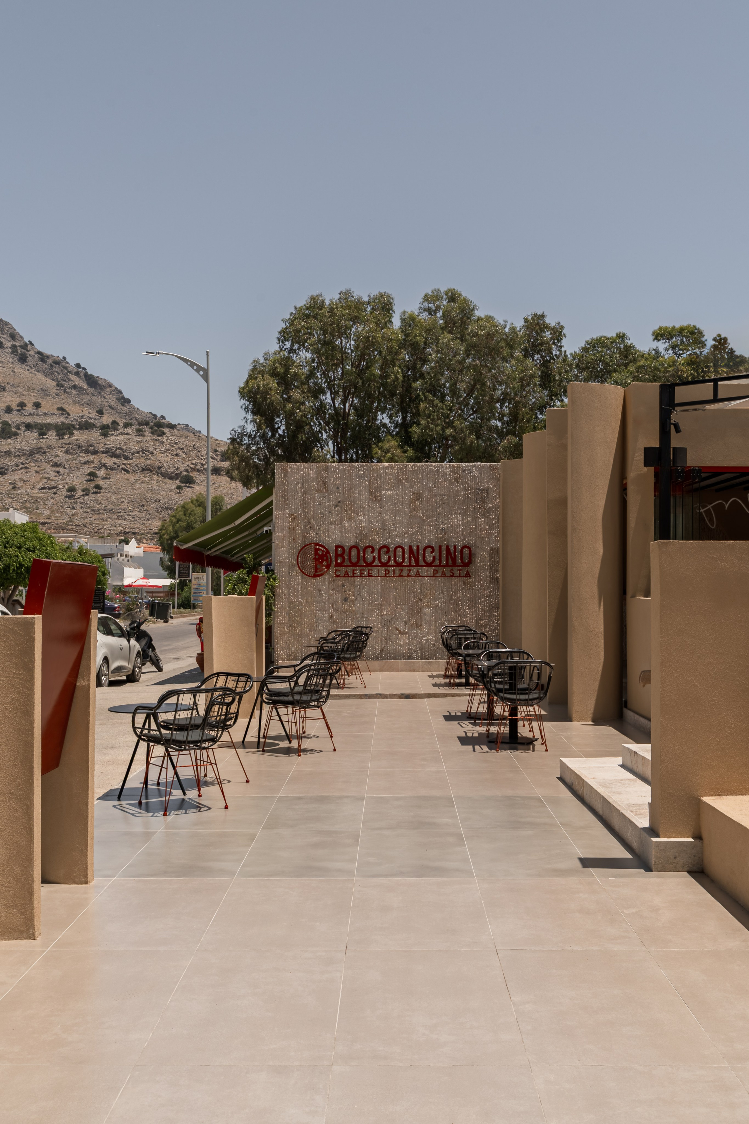 Restaurant Branding & Interiors ~ Bocconcino Rhodes. Hotel Photographer Greece | George Katsaelis | sketch.gr