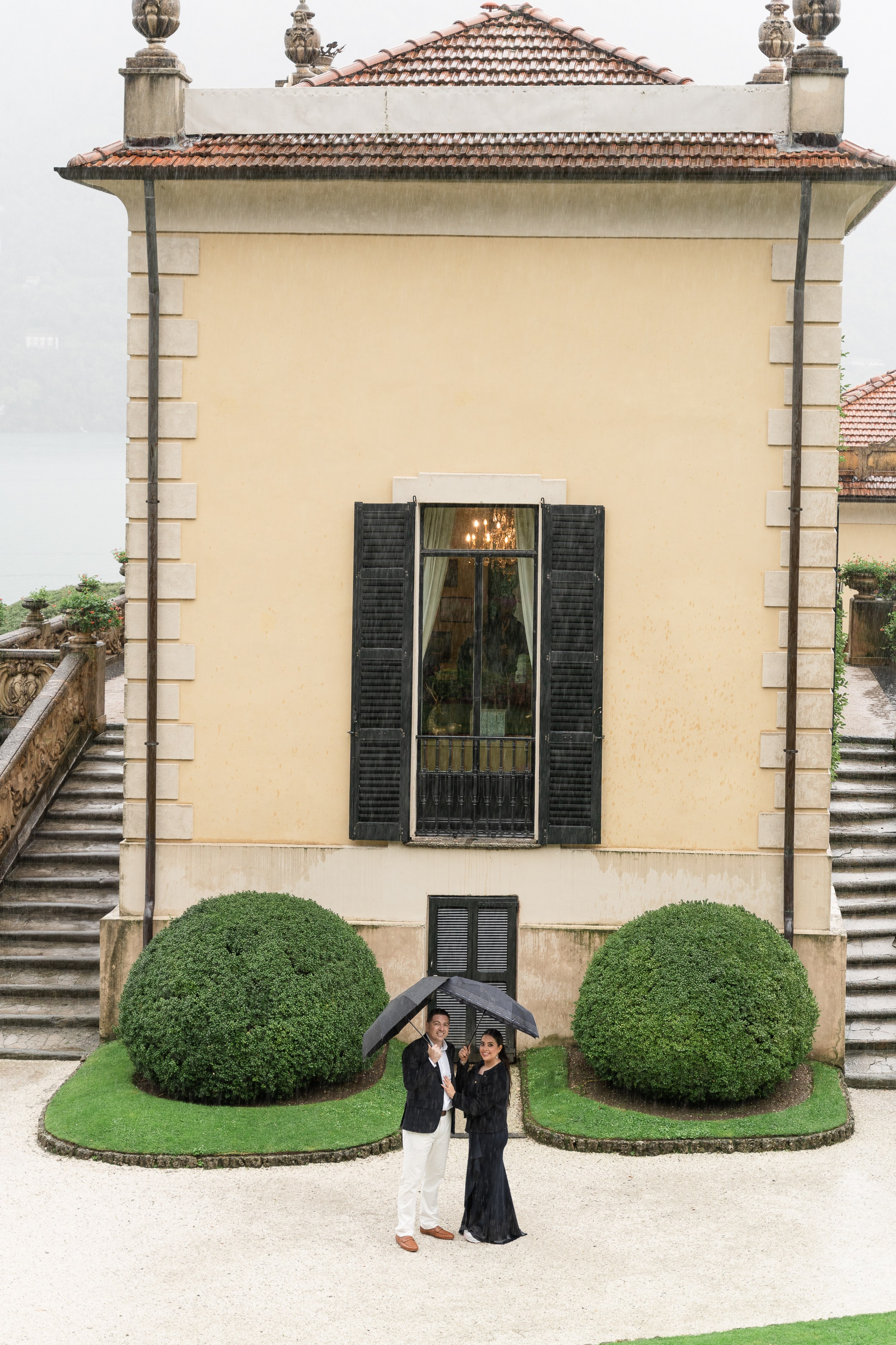 Villa Balbianello Engagement Photoshoot. Proposal Photographer in Lake Como