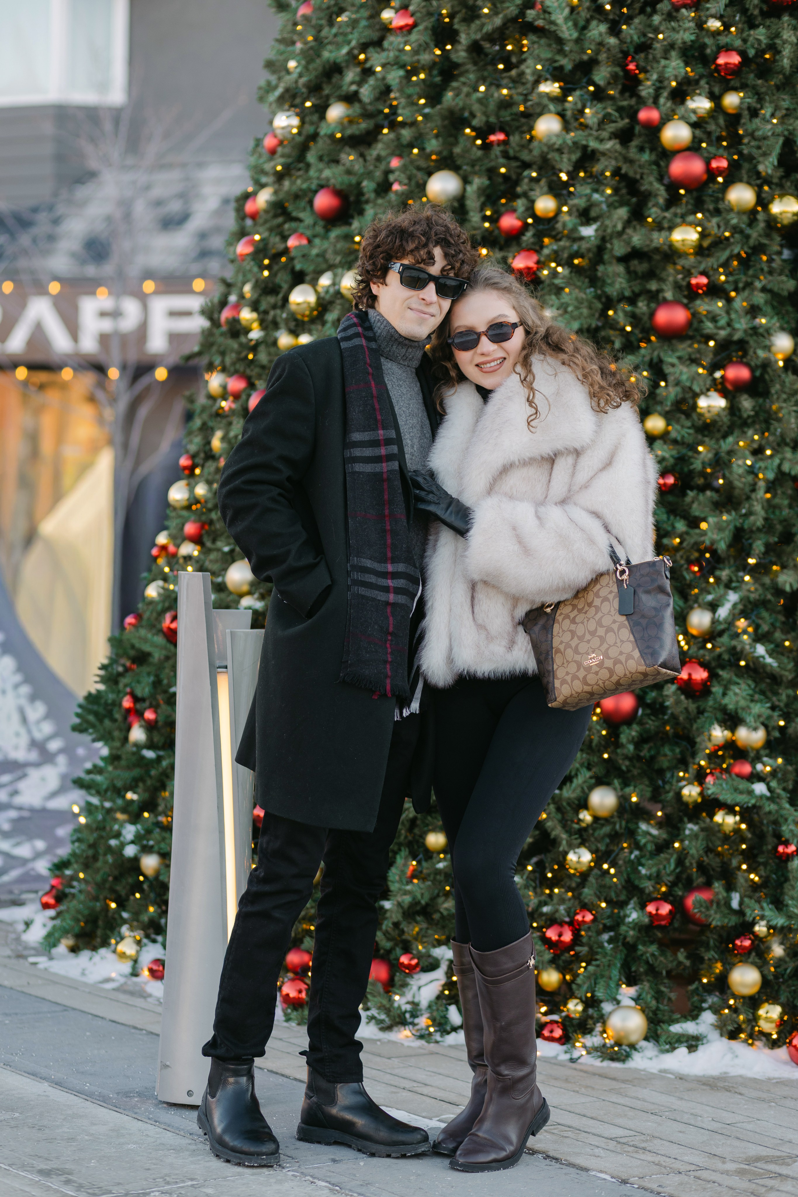 Christmas magic together. Home