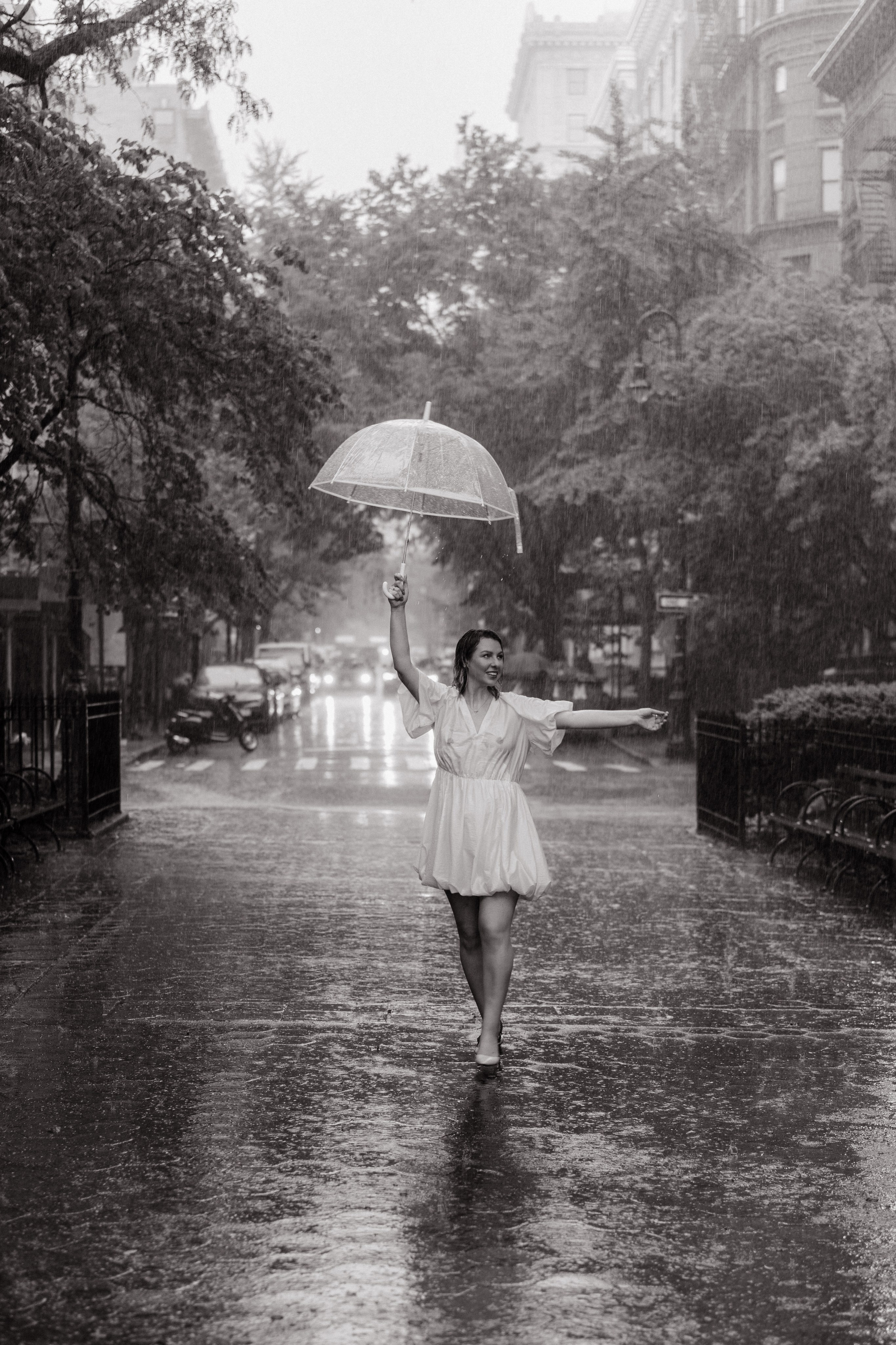 Rainy mood in New York. M Atelier | Art Portraits