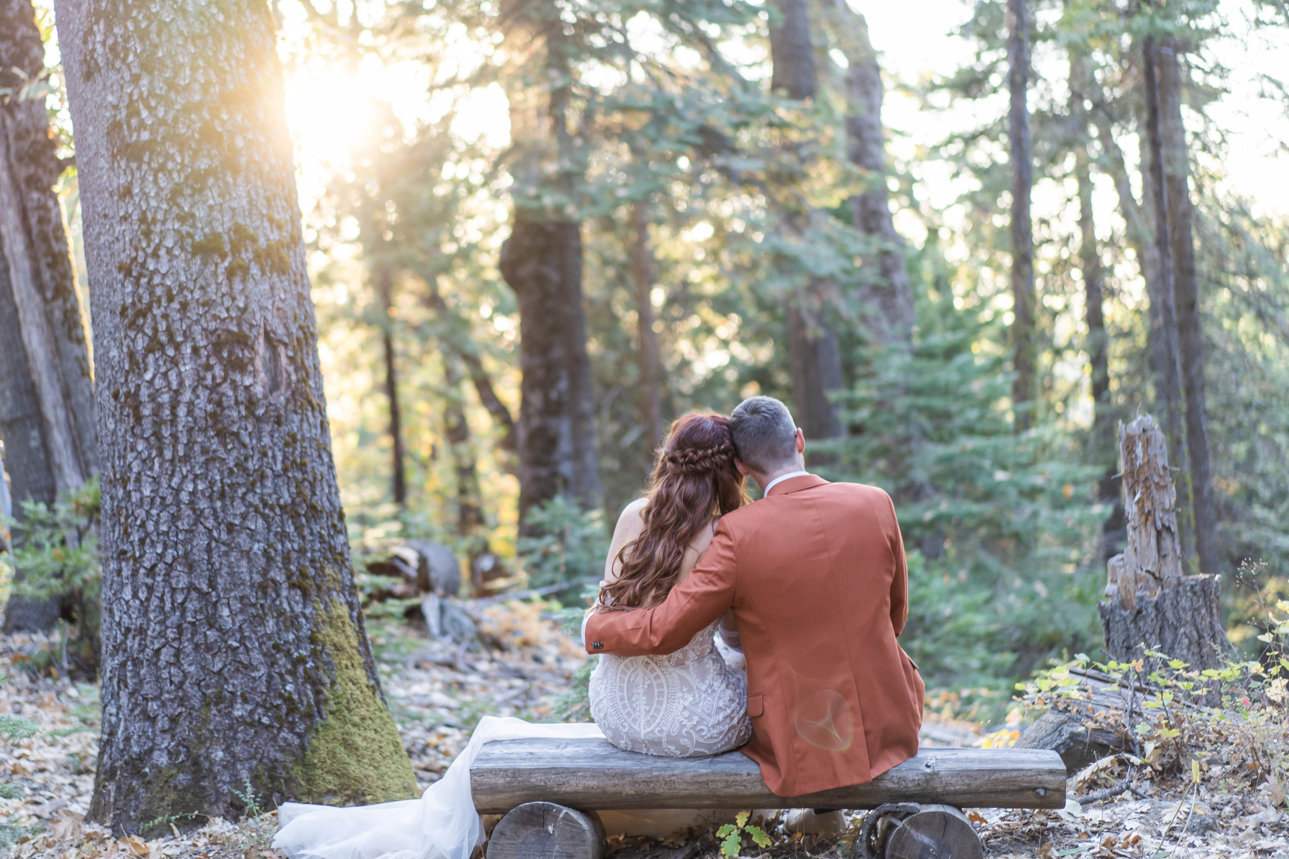 Wedding in forest. Cinematic Wedding & Elopement Photography in Los Angeles | Inspired by Indie Film & Real Life
