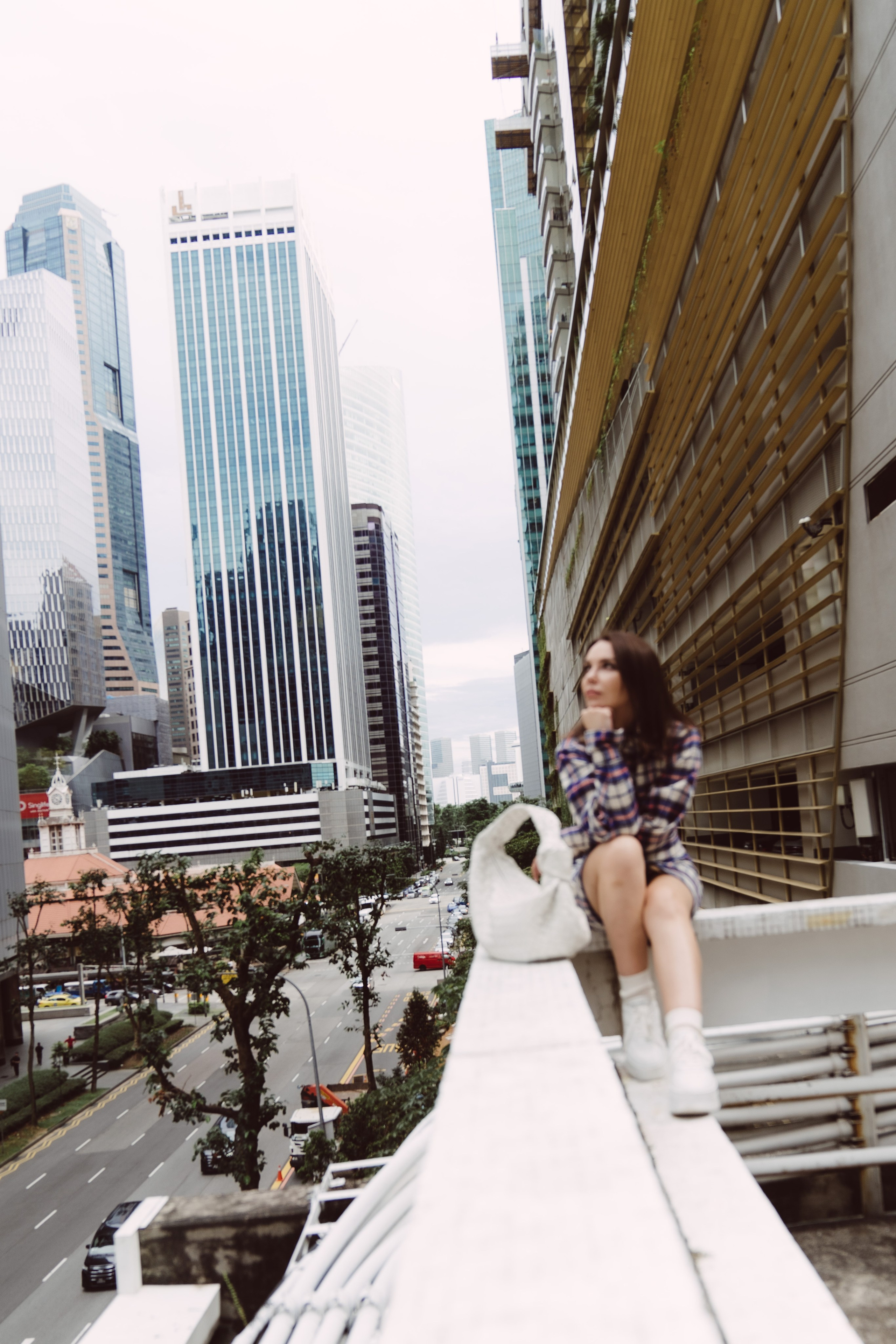 Portrait. Dasha in Singapore