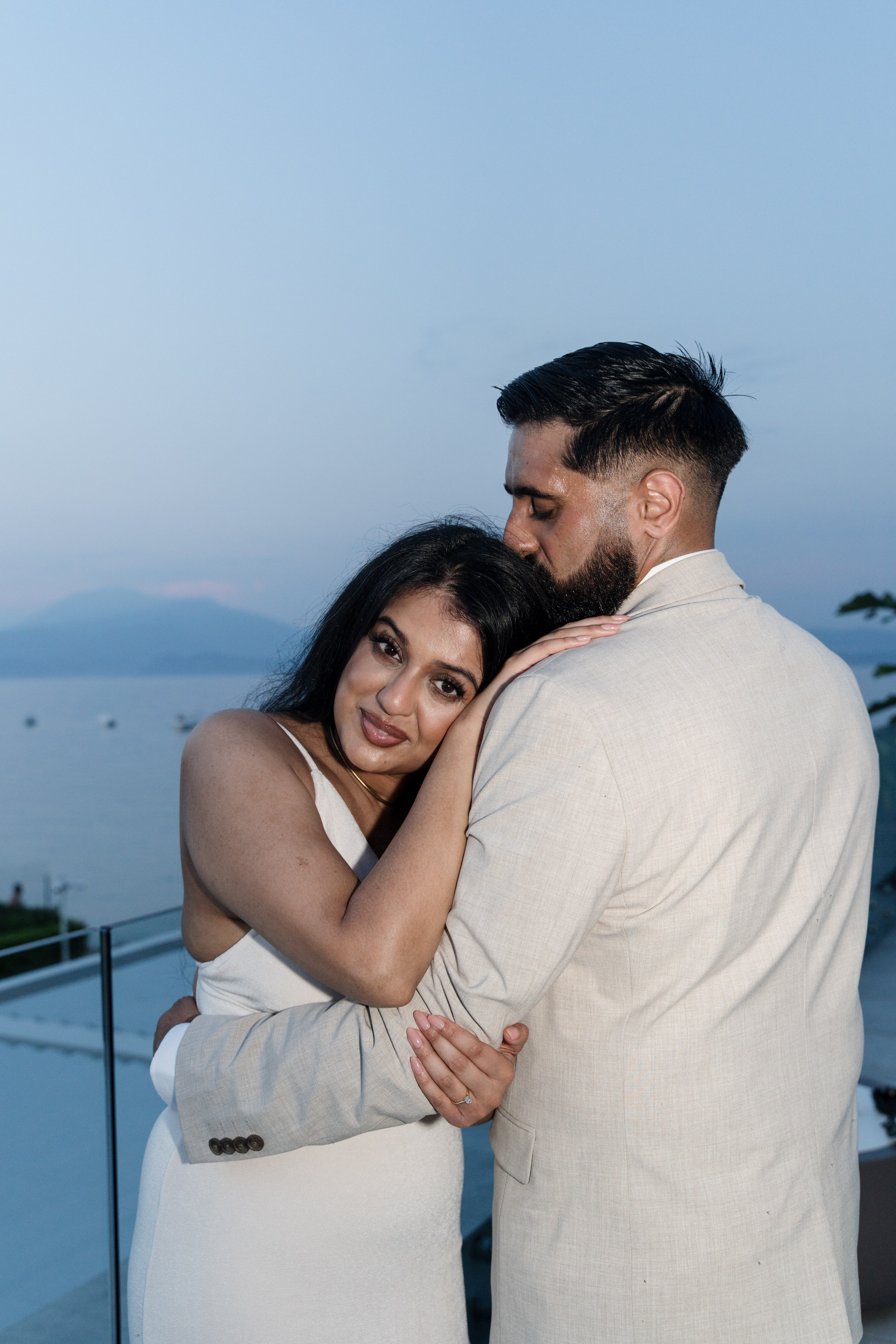 Lake Garda Rooftop Proposal. Lake Como Proposal Photographer | Surprise Proposals & Engagements