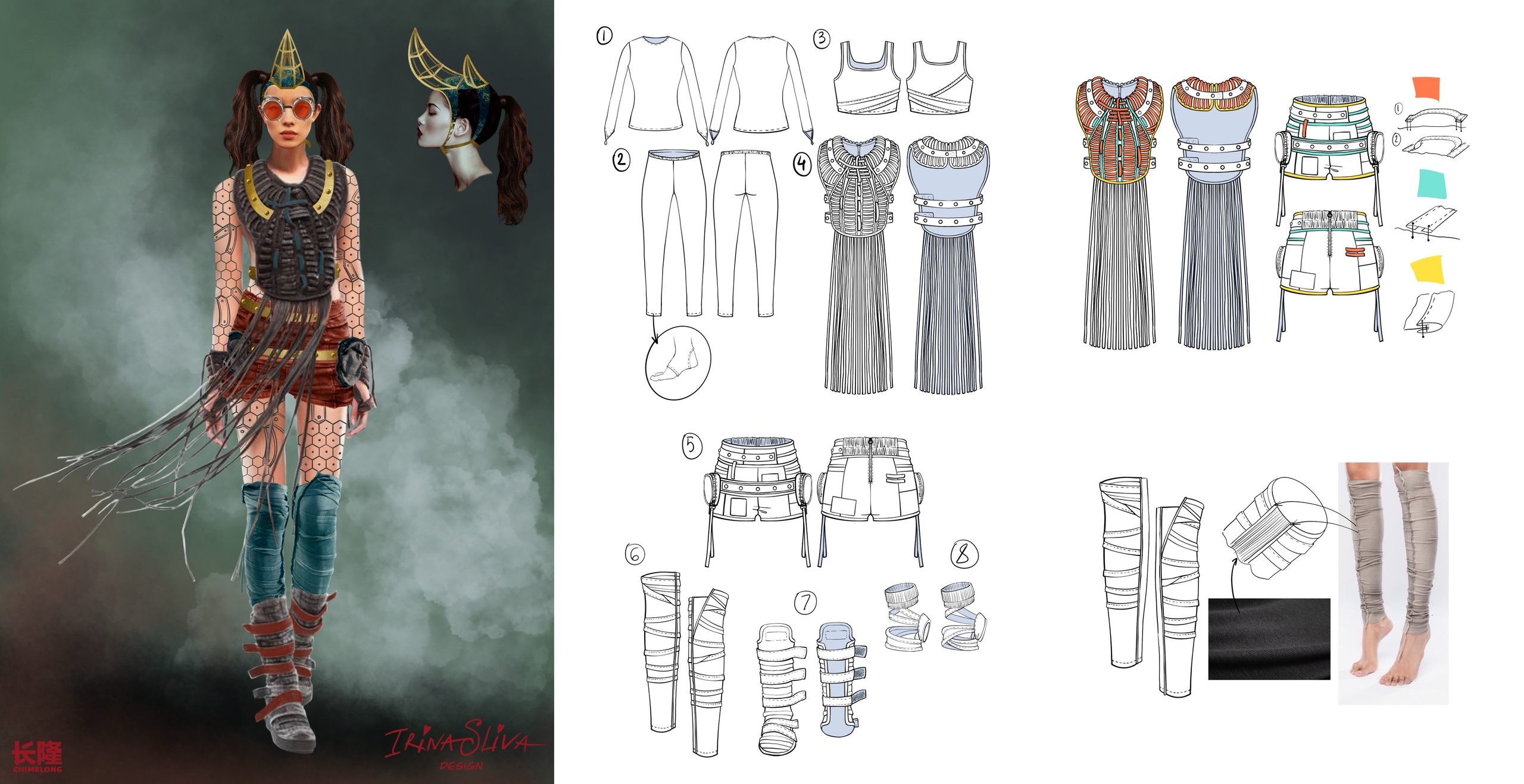 PARADES. Costume Design for Theme Parks & Live Performances | Character & Parade & Stage Costumes | 2D & 3D Costume Illustrations