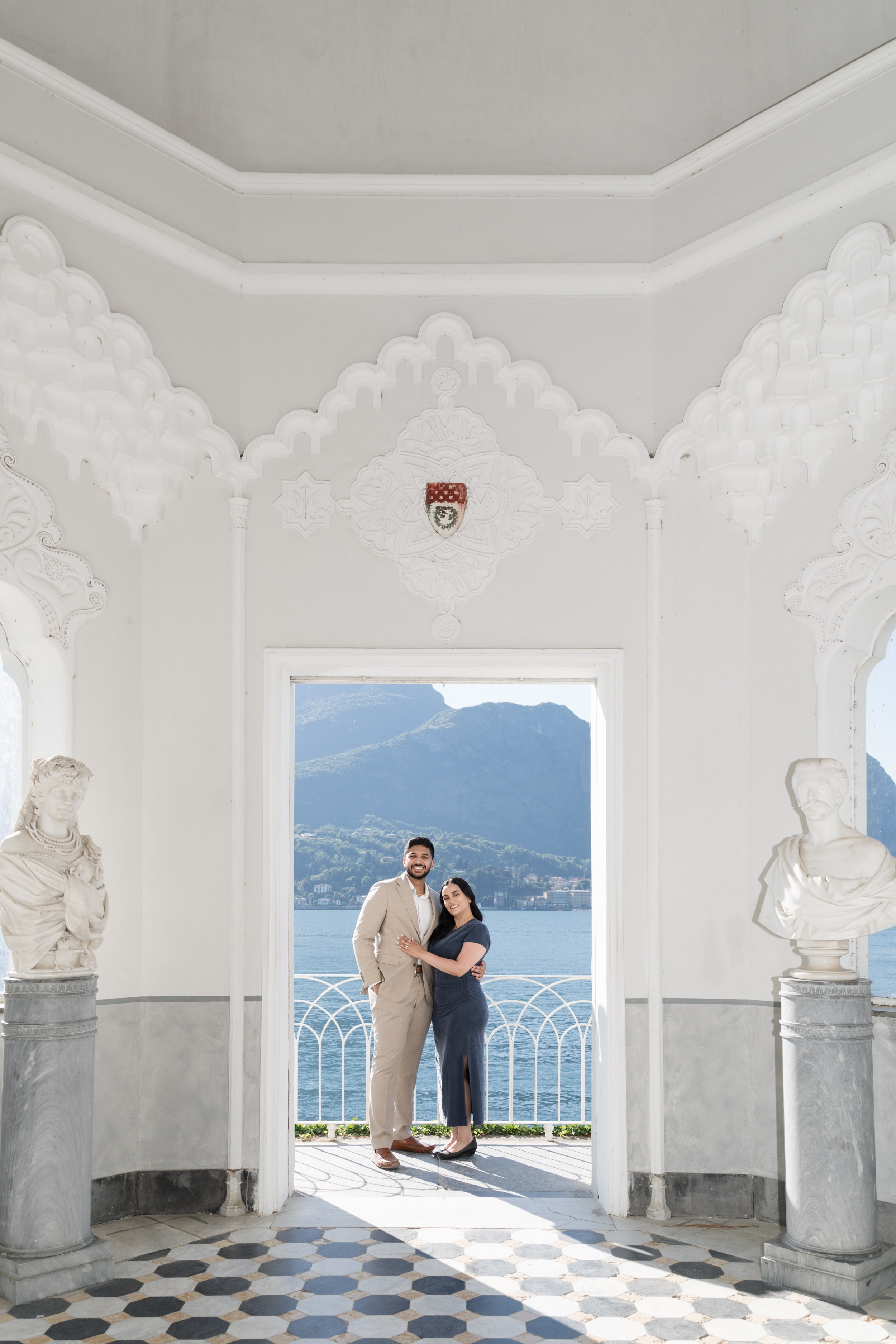 Villa Melzi Secret Proposal. Lake Como Proposal Photographer | Surprise Proposals & Engagements
