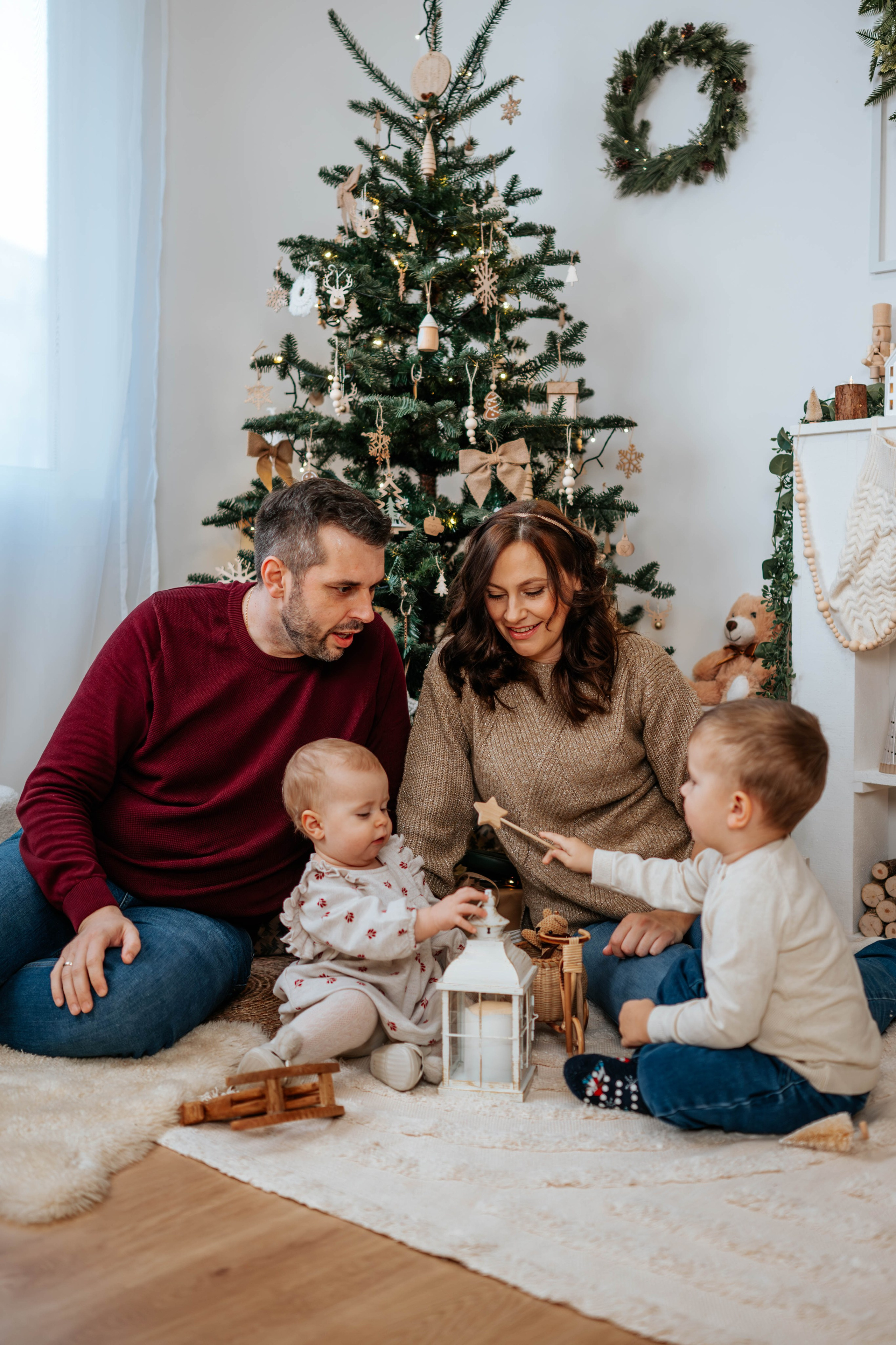Miloševići - novogodišnje fotografisanje. Dečiji i porodični fotograf