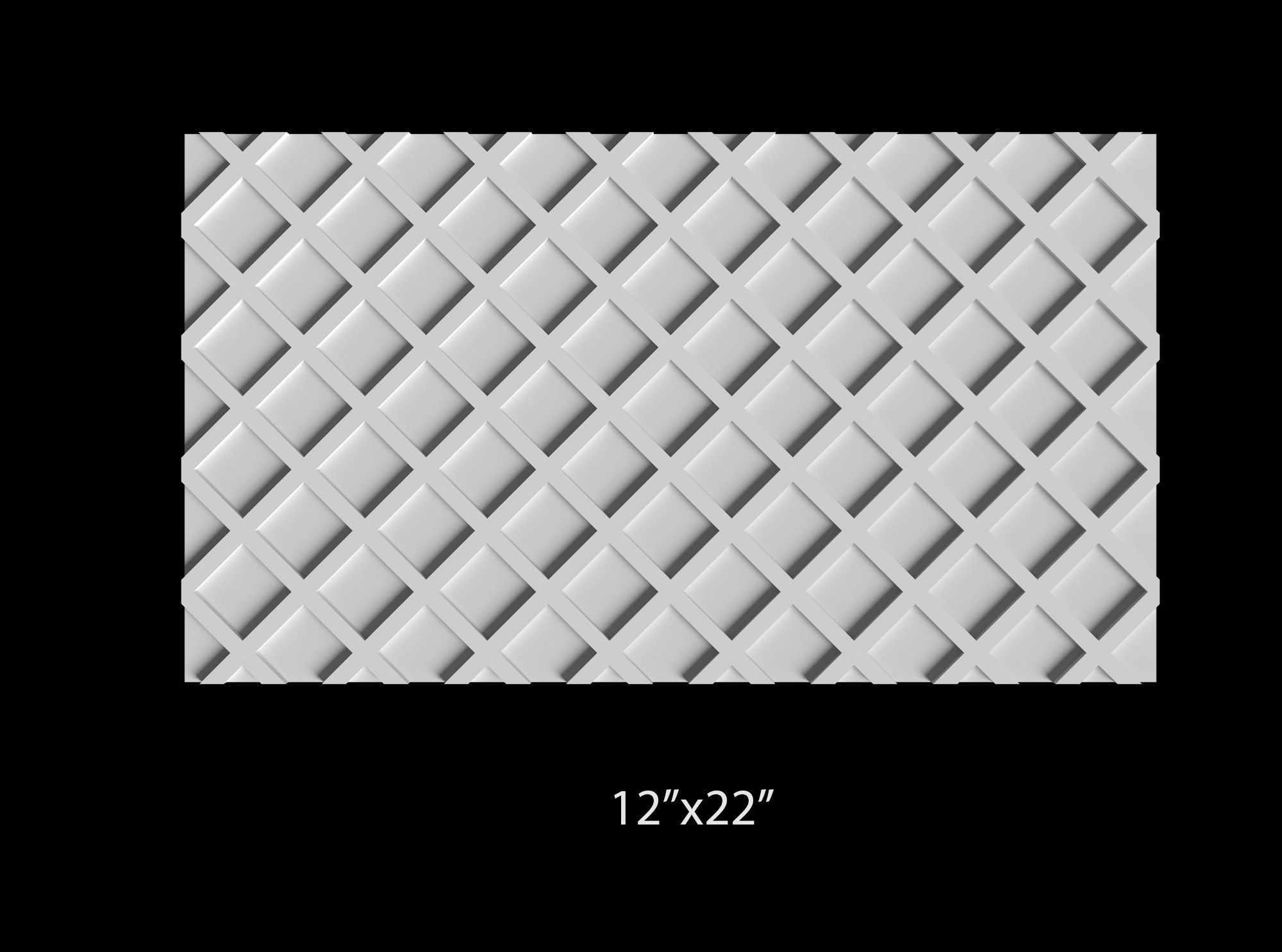 Grille. Plaster molding